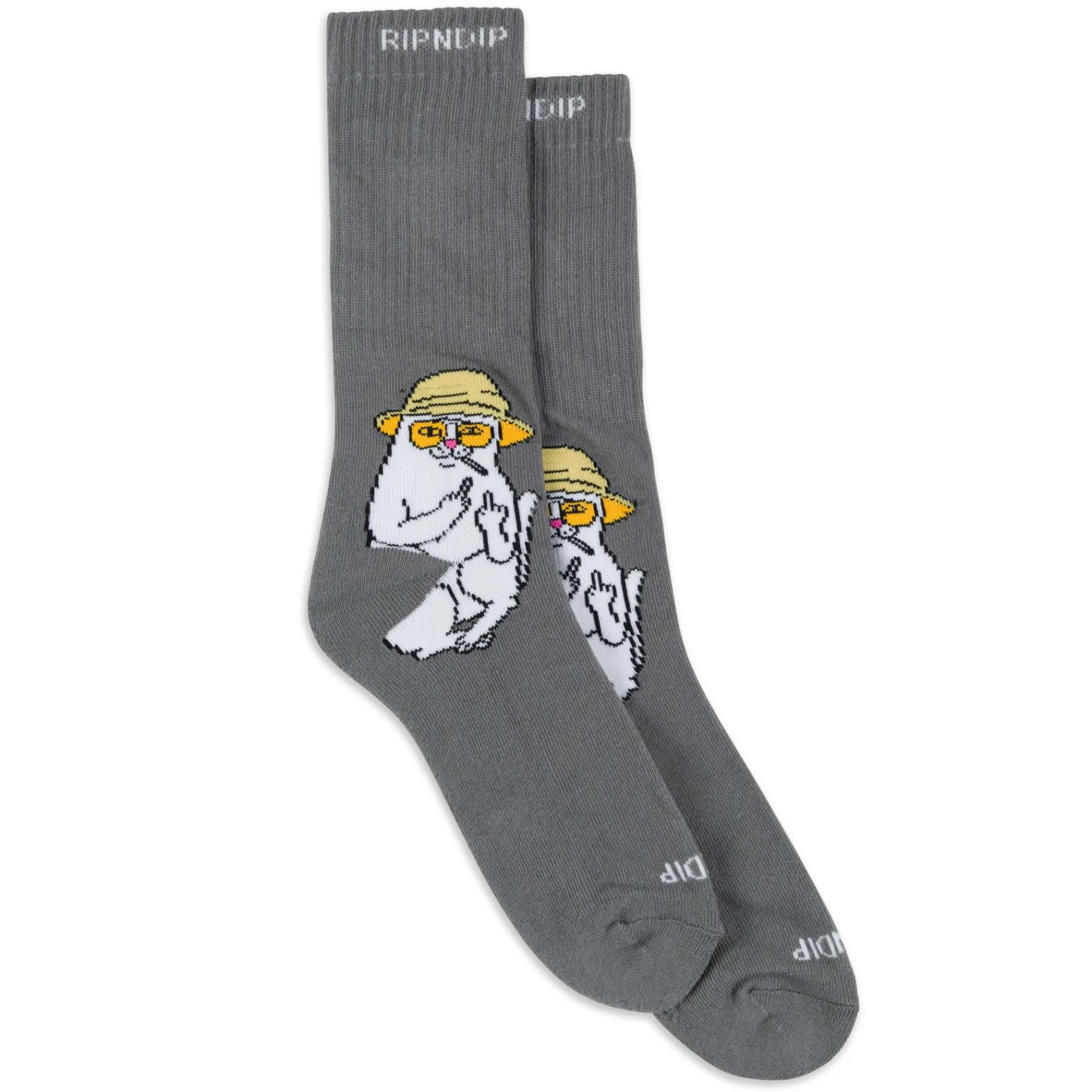 Nermal S Thompson Socks (Charcoal)<Ripndip Cheap