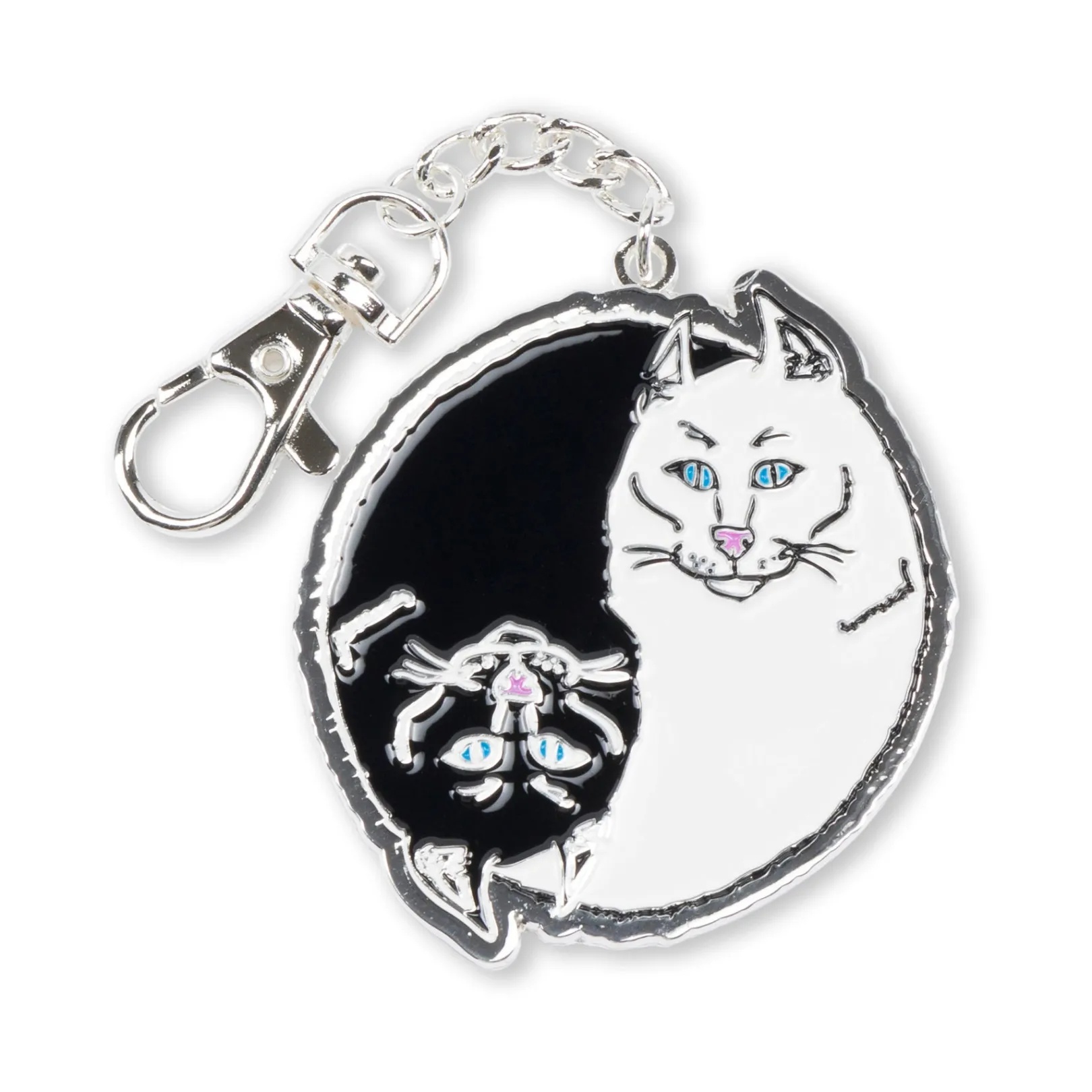 Nermal Yang Metal Keychain (Multi)<Ripndip Best Sale