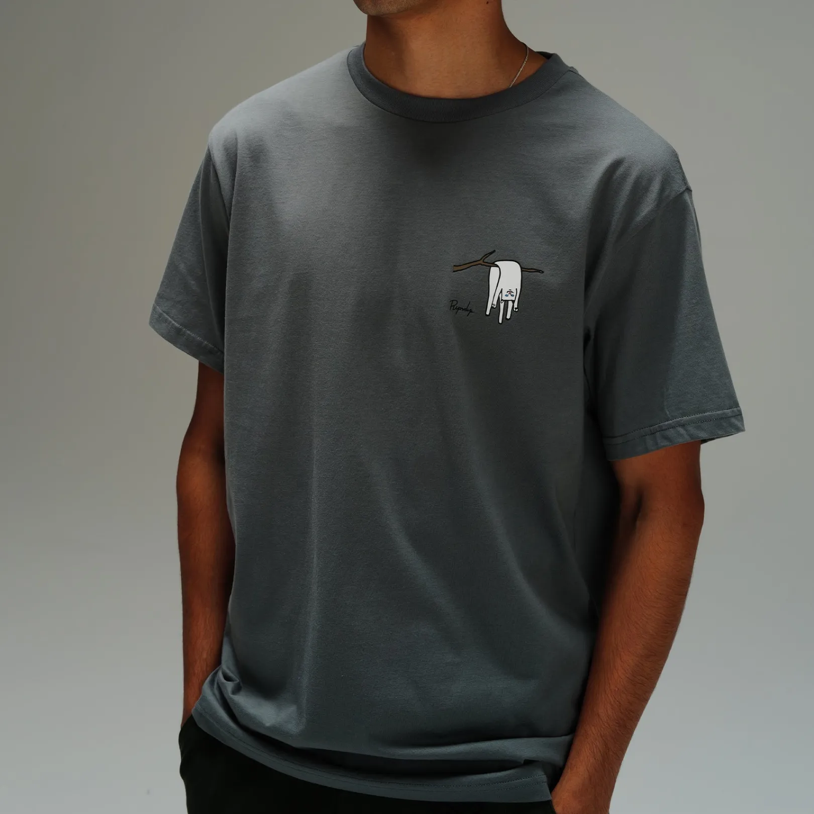 Nermali Tee (Charcoal)<Ripndip Cheap