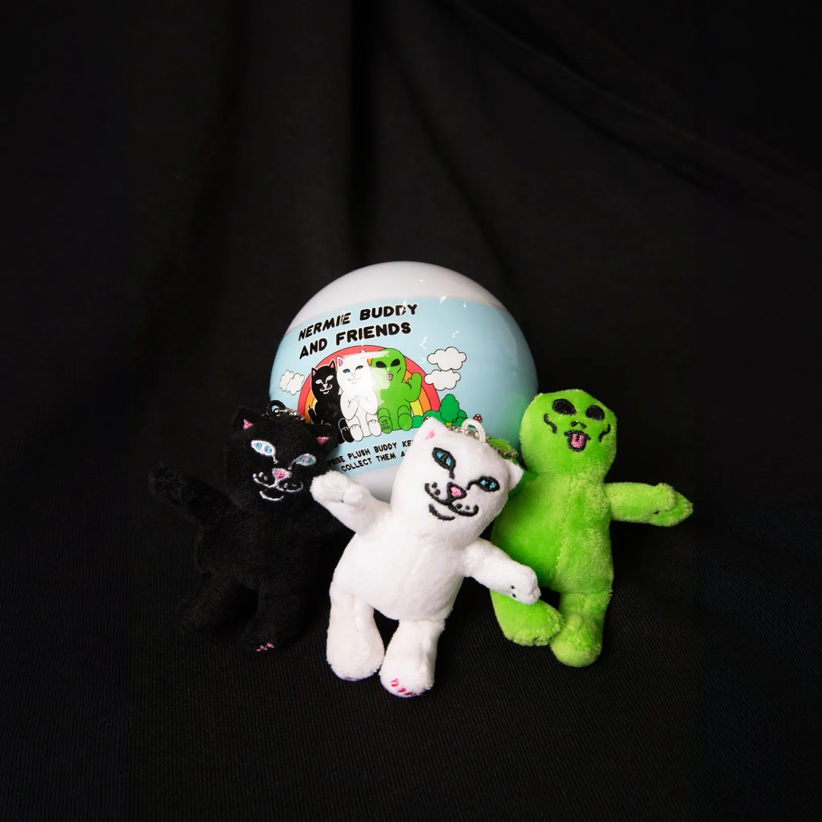 Nermie Buddy And Friends Plush Keychains (Multi)<Ripndip Outlet