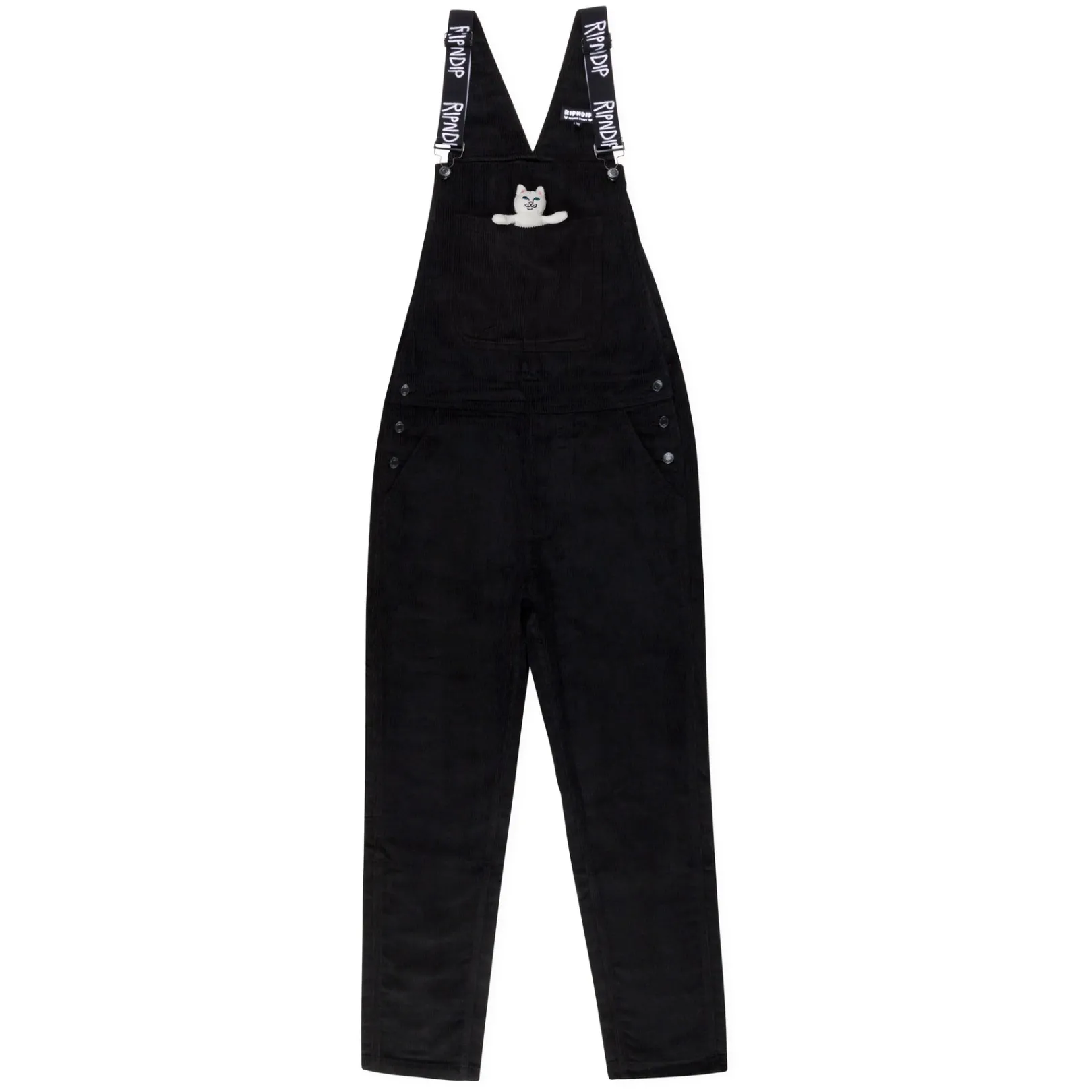 Nermy Buddy Corduroy Overalls (Black)<Ripndip New