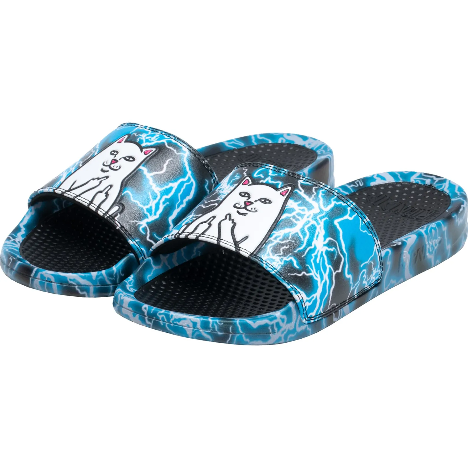 Nikola Slides (Black/Blue)<Ripndip Clearance