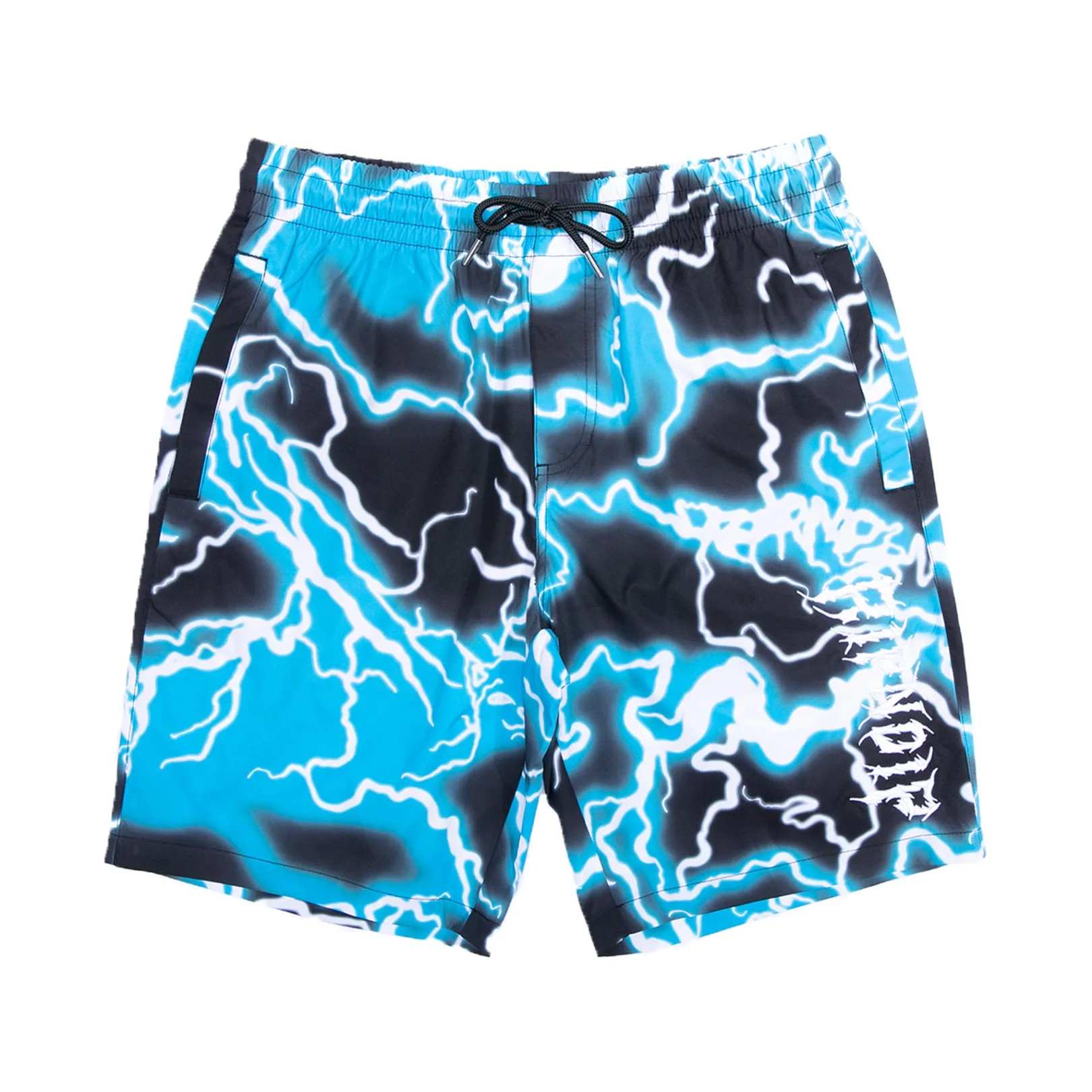 Nikola Swim Shorts (Black/Blue)<Ripndip Store