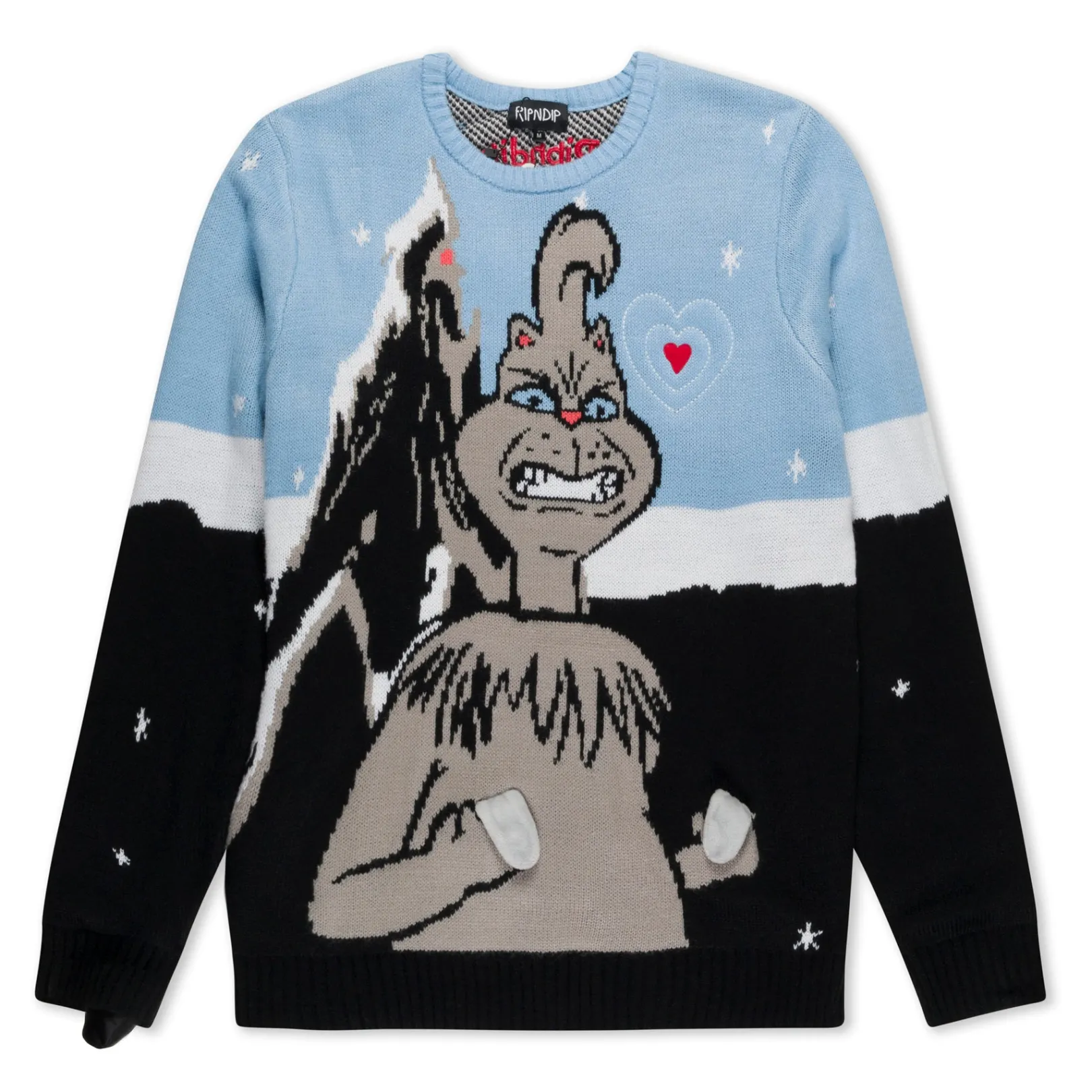 Nunch Flippy Knitty Sweater (Black)<Ripndip Store