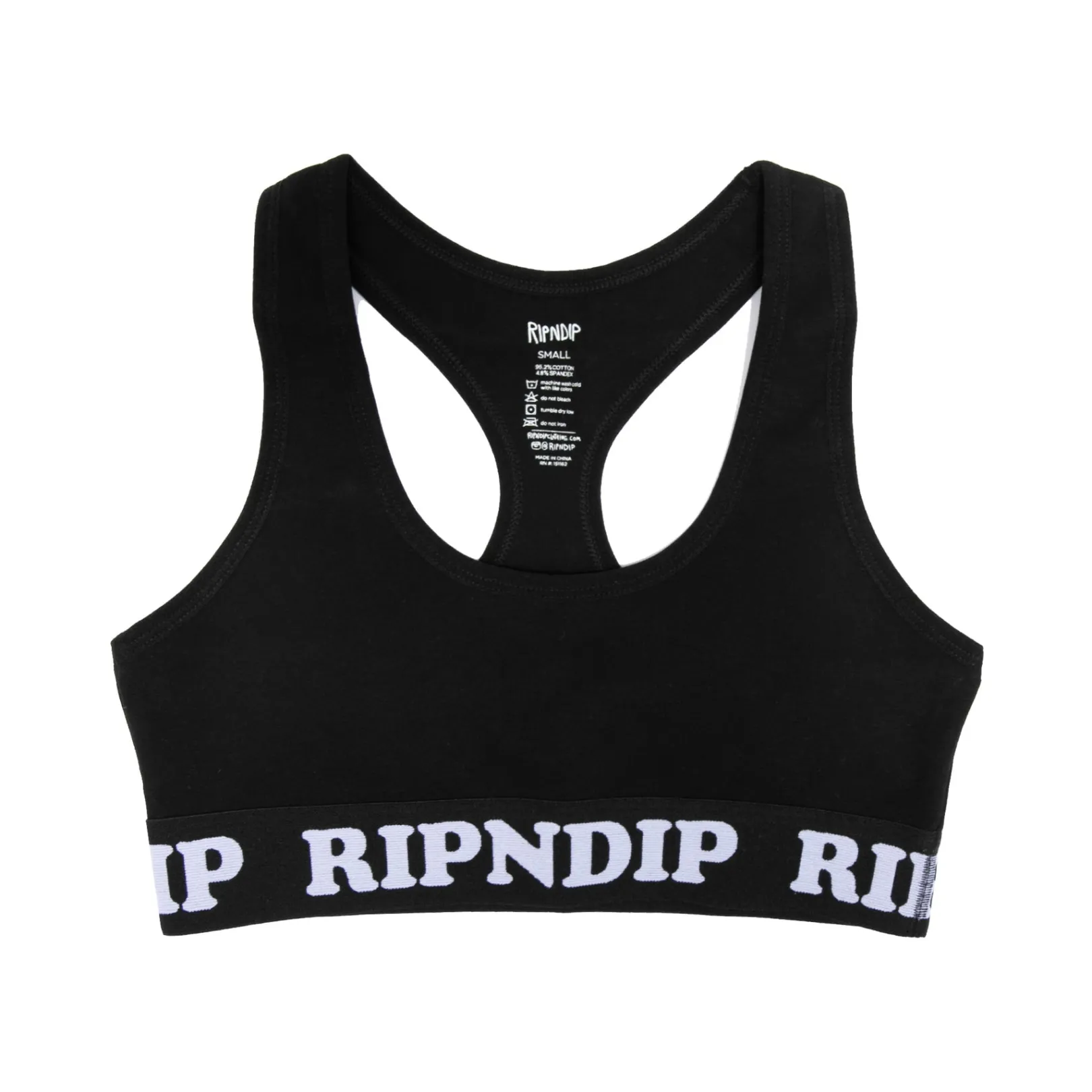 Peeking Nermal Sports Bra (Black)<Ripndip Store