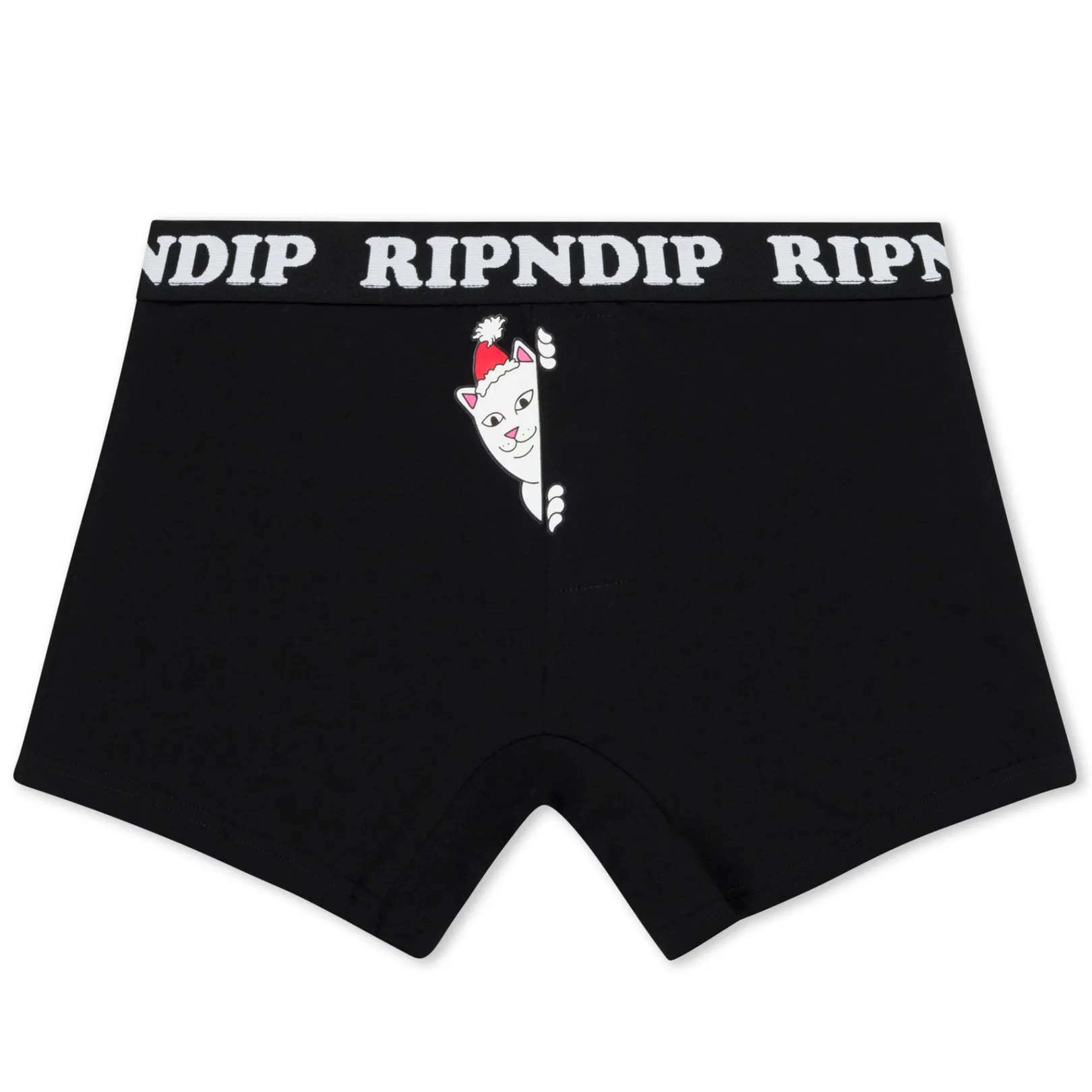 Peeking Santa Nerm Boxers (Black)<Ripndip New