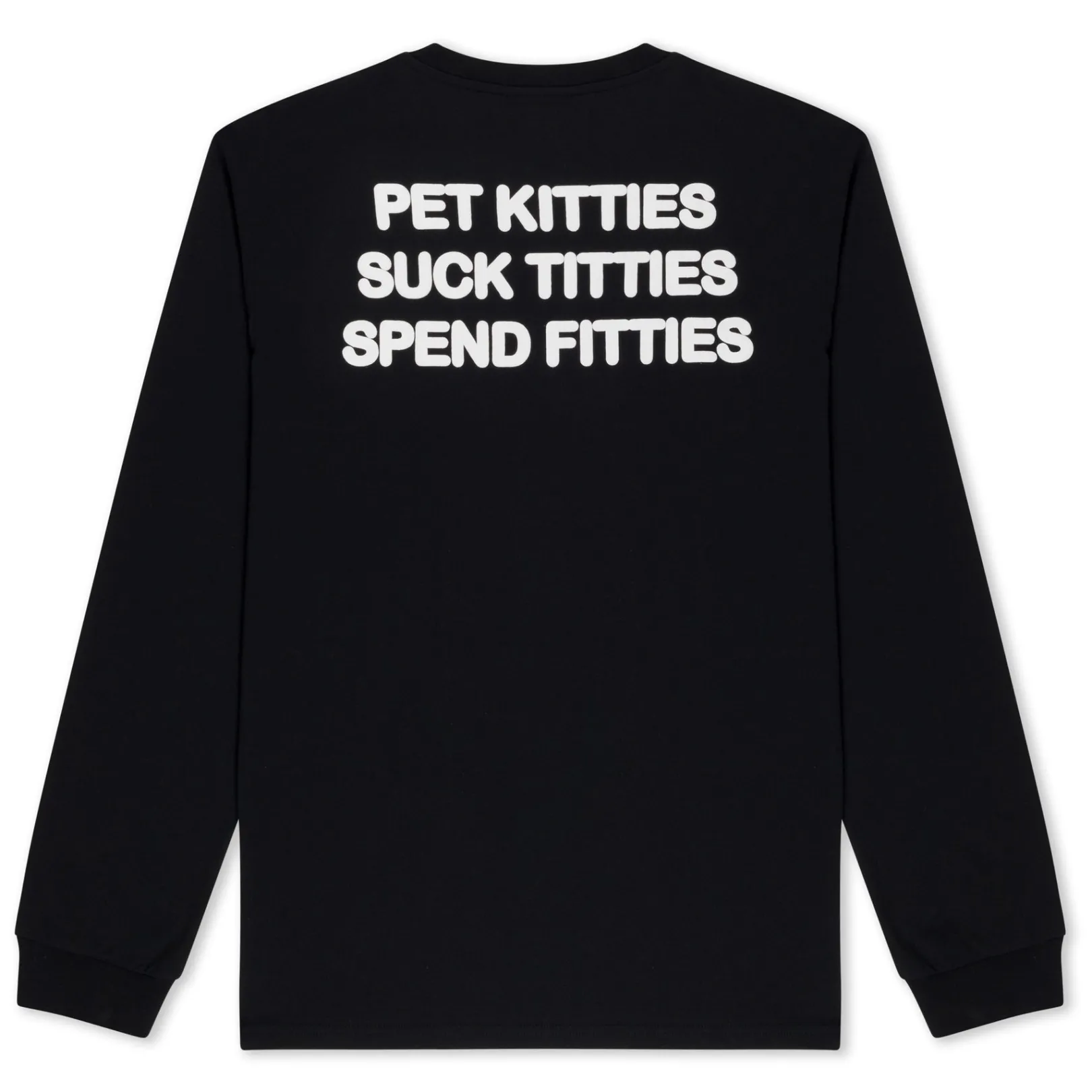 Pet Kitties Long Sleeve (Black)<Ripndip Shop