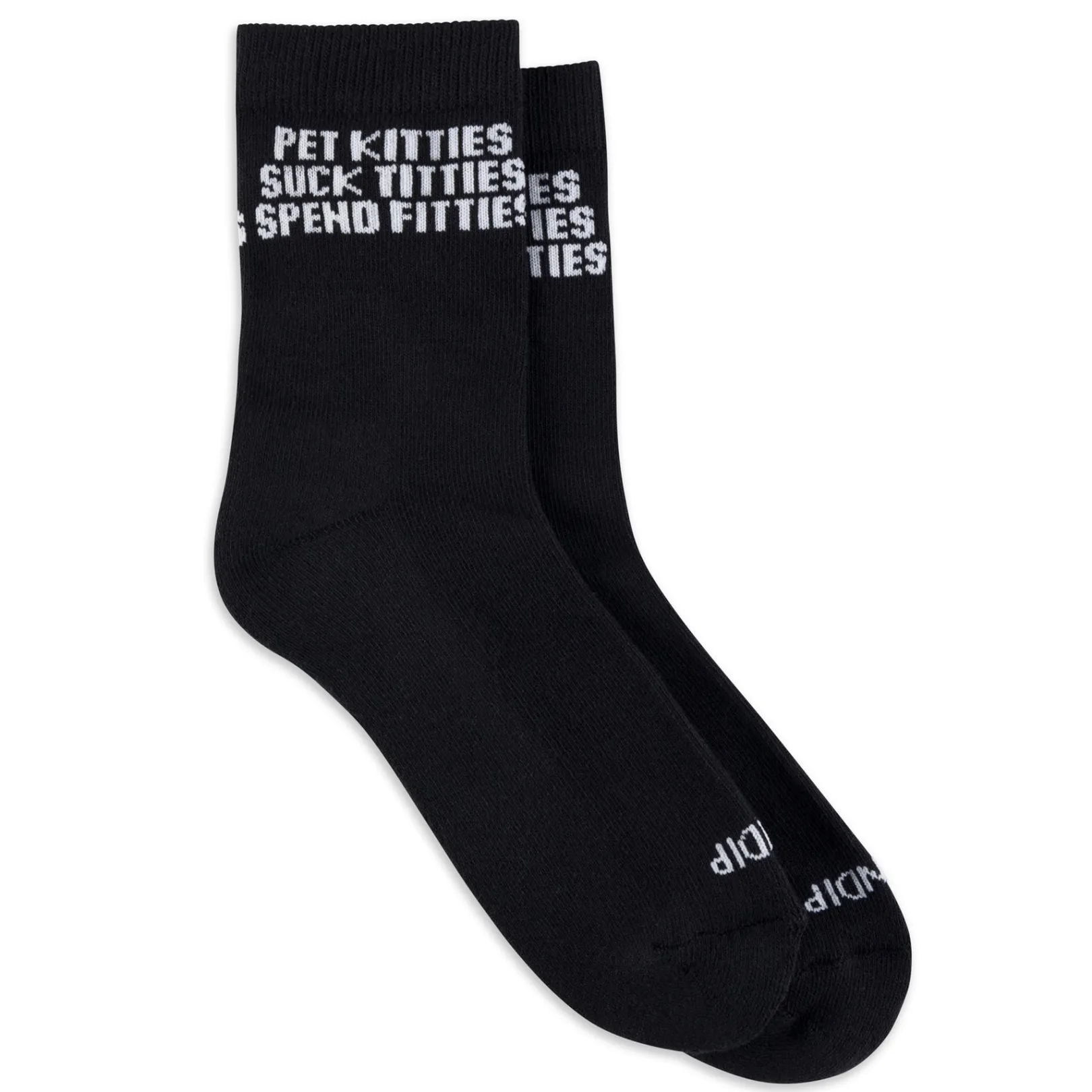 Pet Kitties Mid Socks (Black)<Ripndip Store