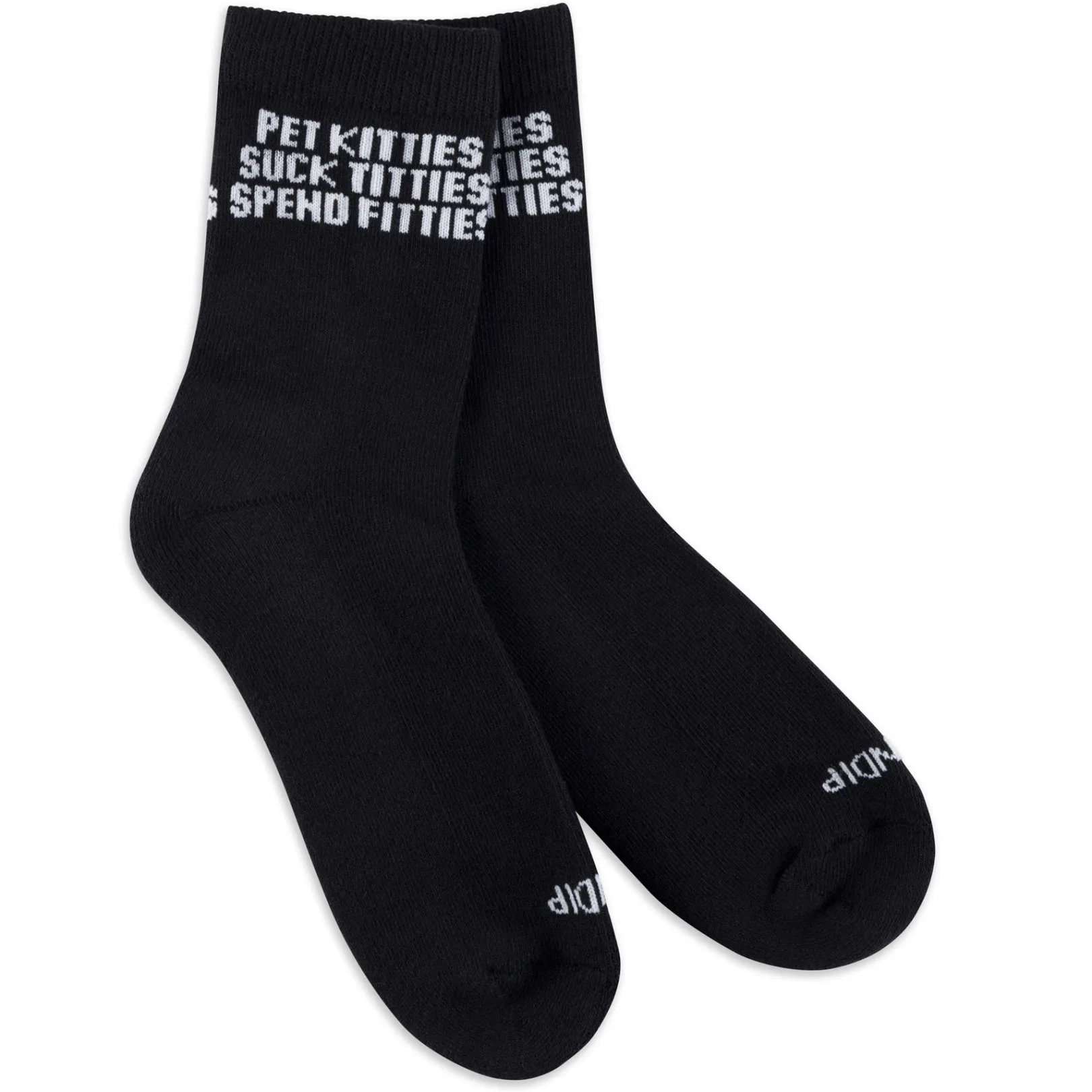 Pet Kitties Mid Socks (Black)<Ripndip Store