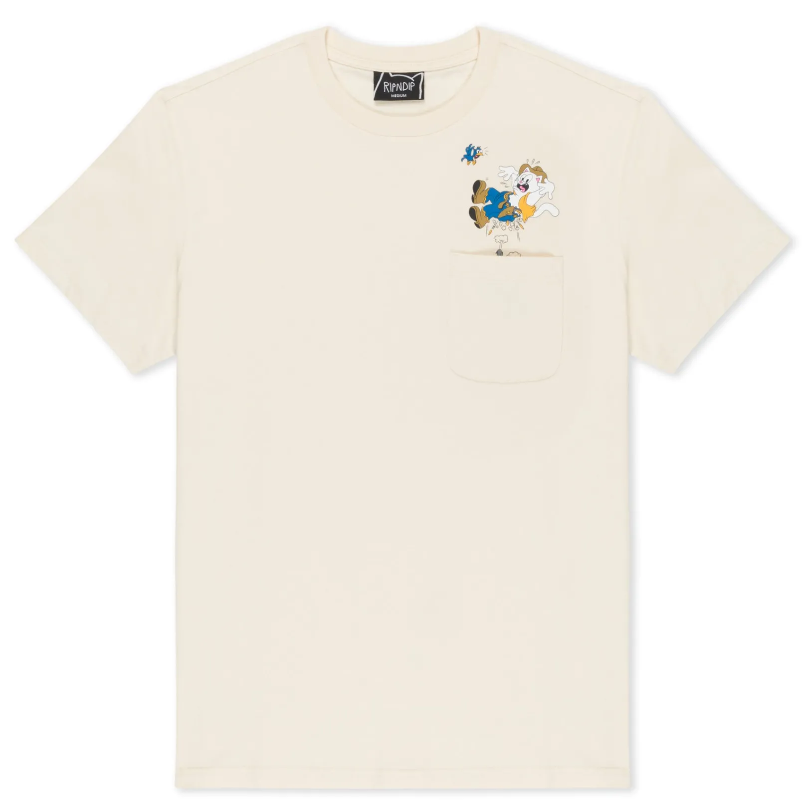 Pew Pew Pocket Tee (Natural)<Ripndip Hot