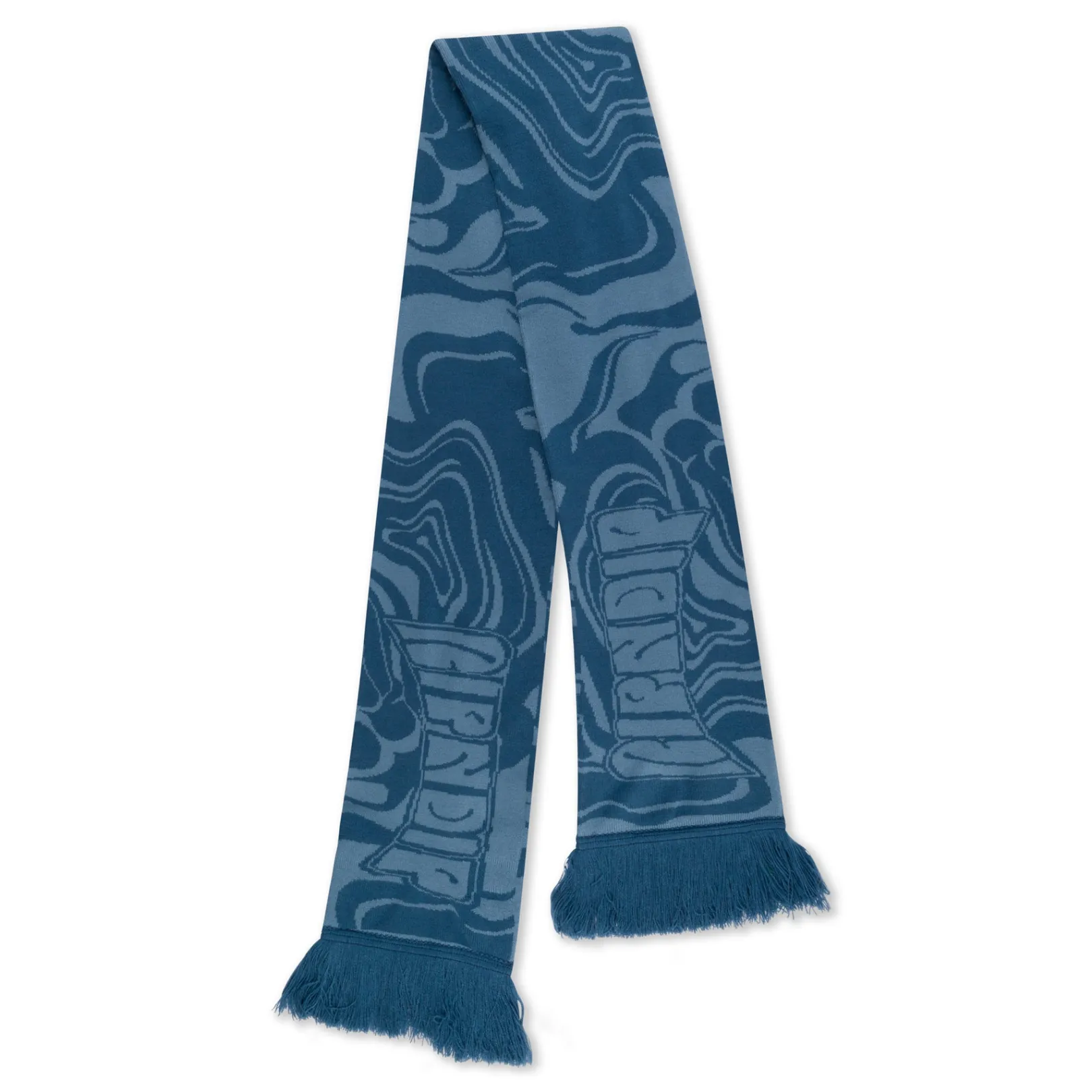 Psychedelic Knit Scarf (Dark Slate)<Ripndip Store