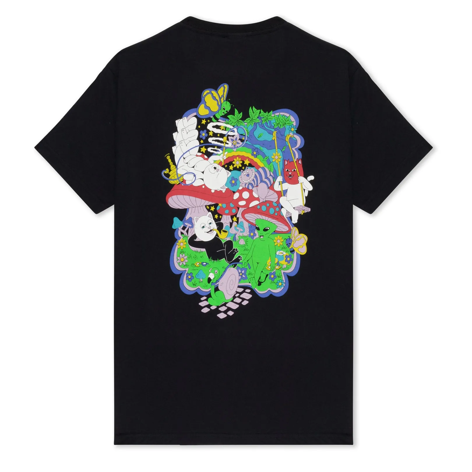 Rabbit Hole Tee (Black)<Ripndip Best