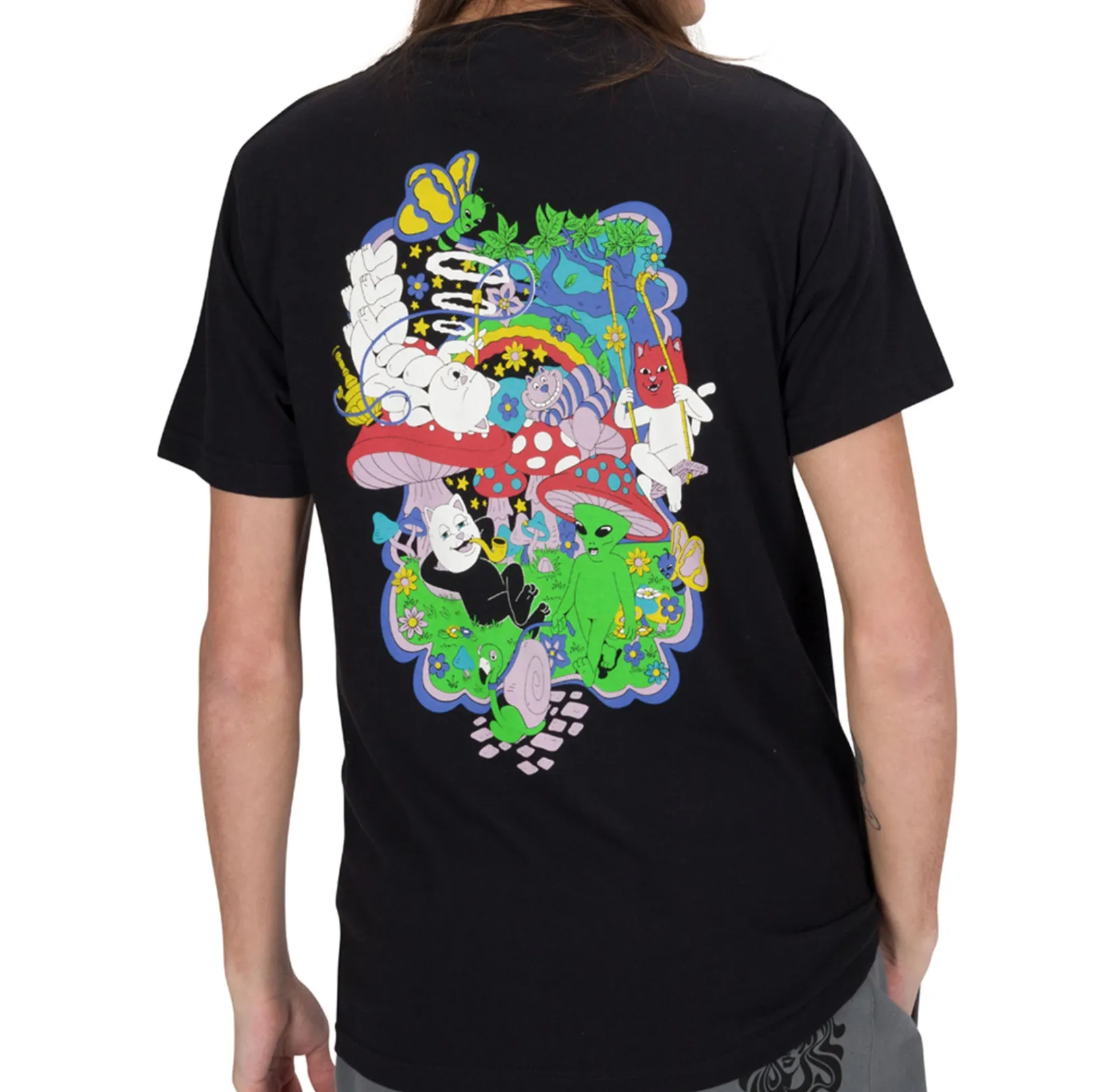 Rabbit Hole Tee (Black)<Ripndip Best