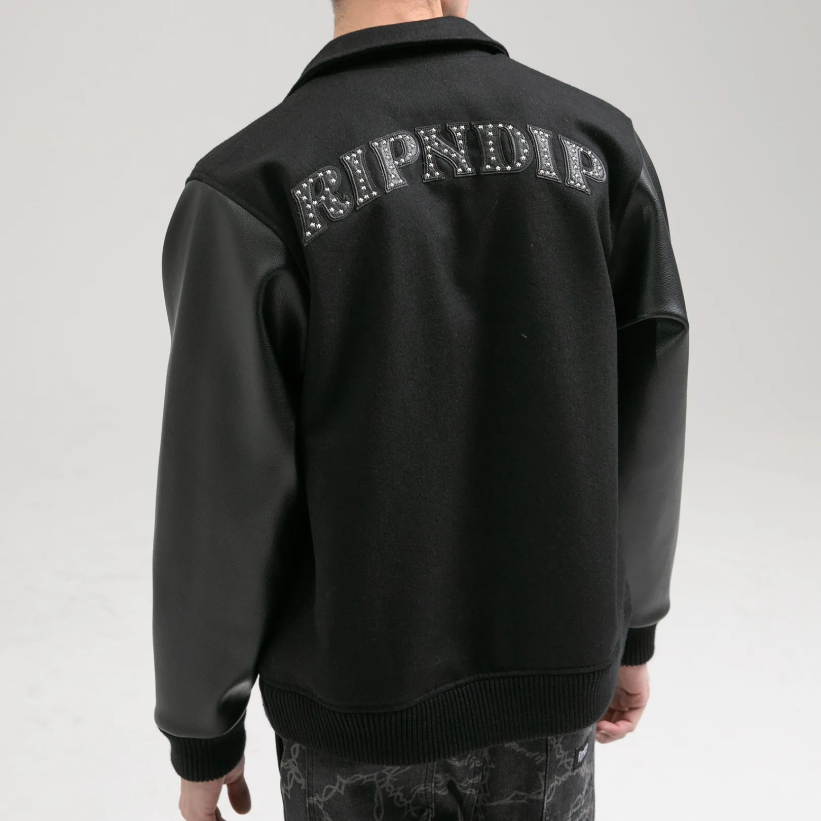 Rari Varsity Jacket (Black)<Ripndip Cheap