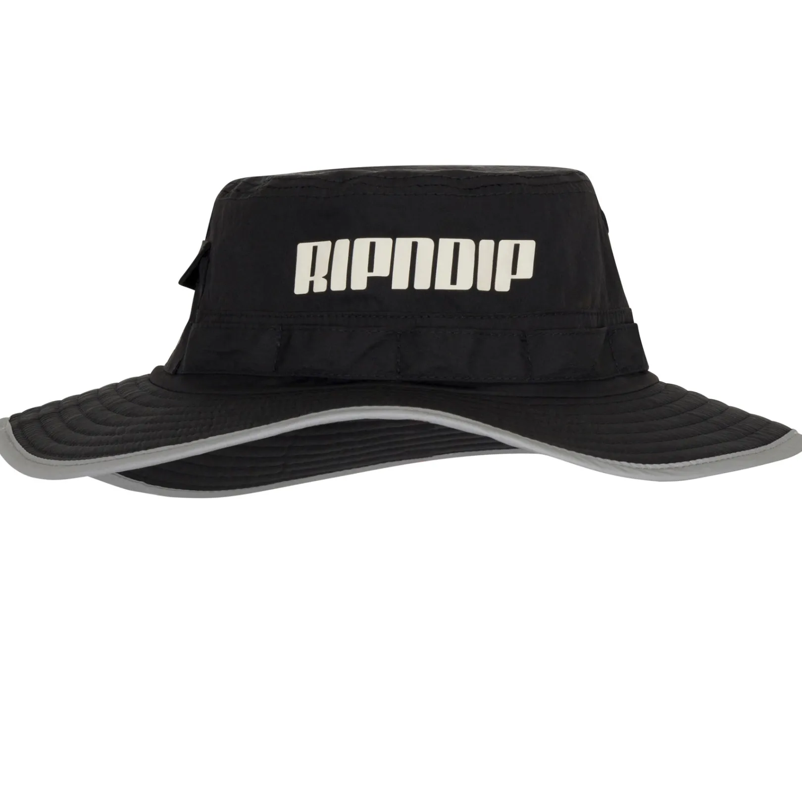 FC Boonie Hat (Black/Light Blue)<Ripndip New