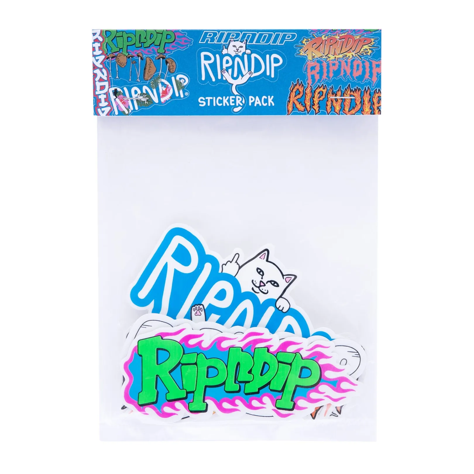 Logo Sticker Pack (Multi)<Ripndip Fashion