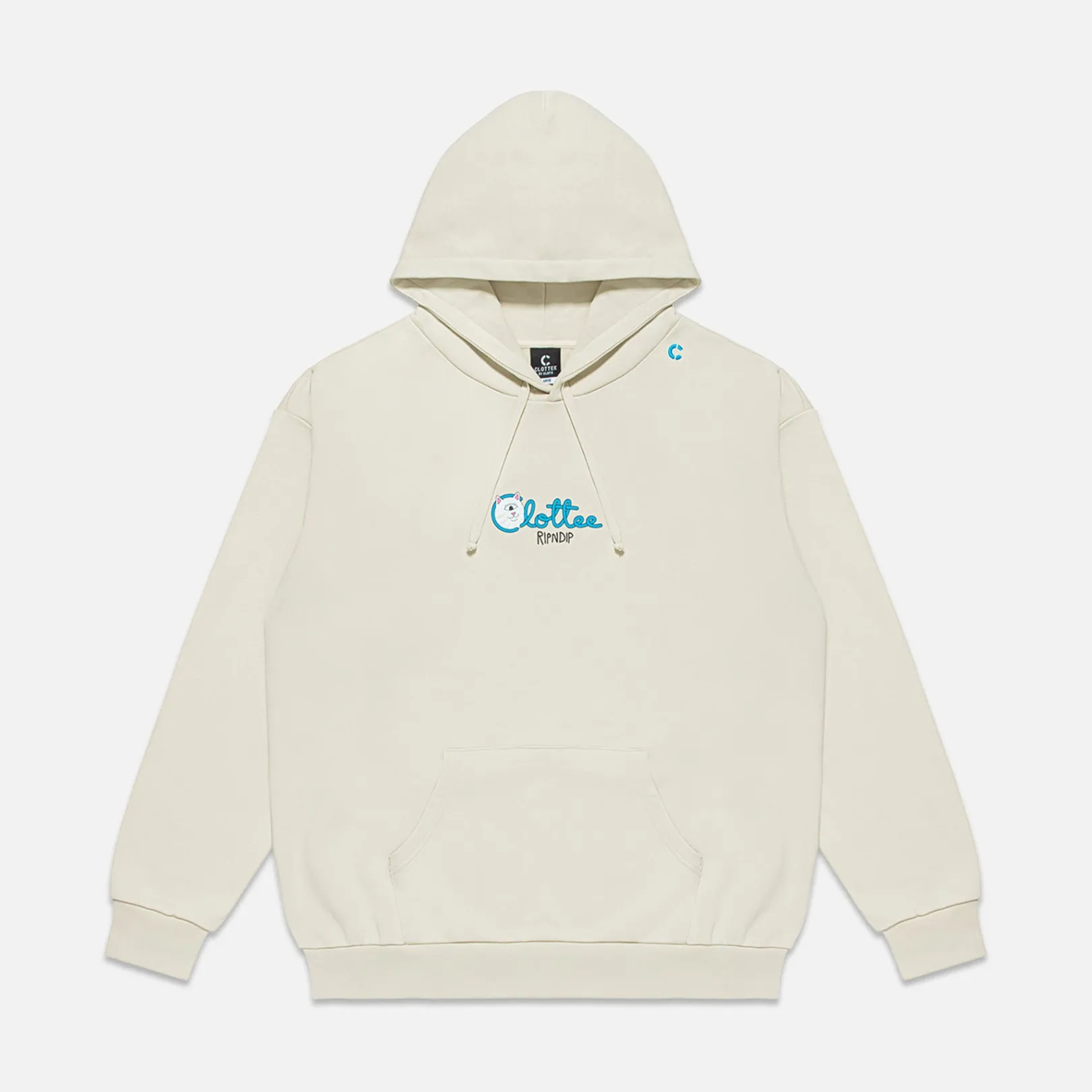 x Clottee Hoodie (Cream)<Ripndip Clearance