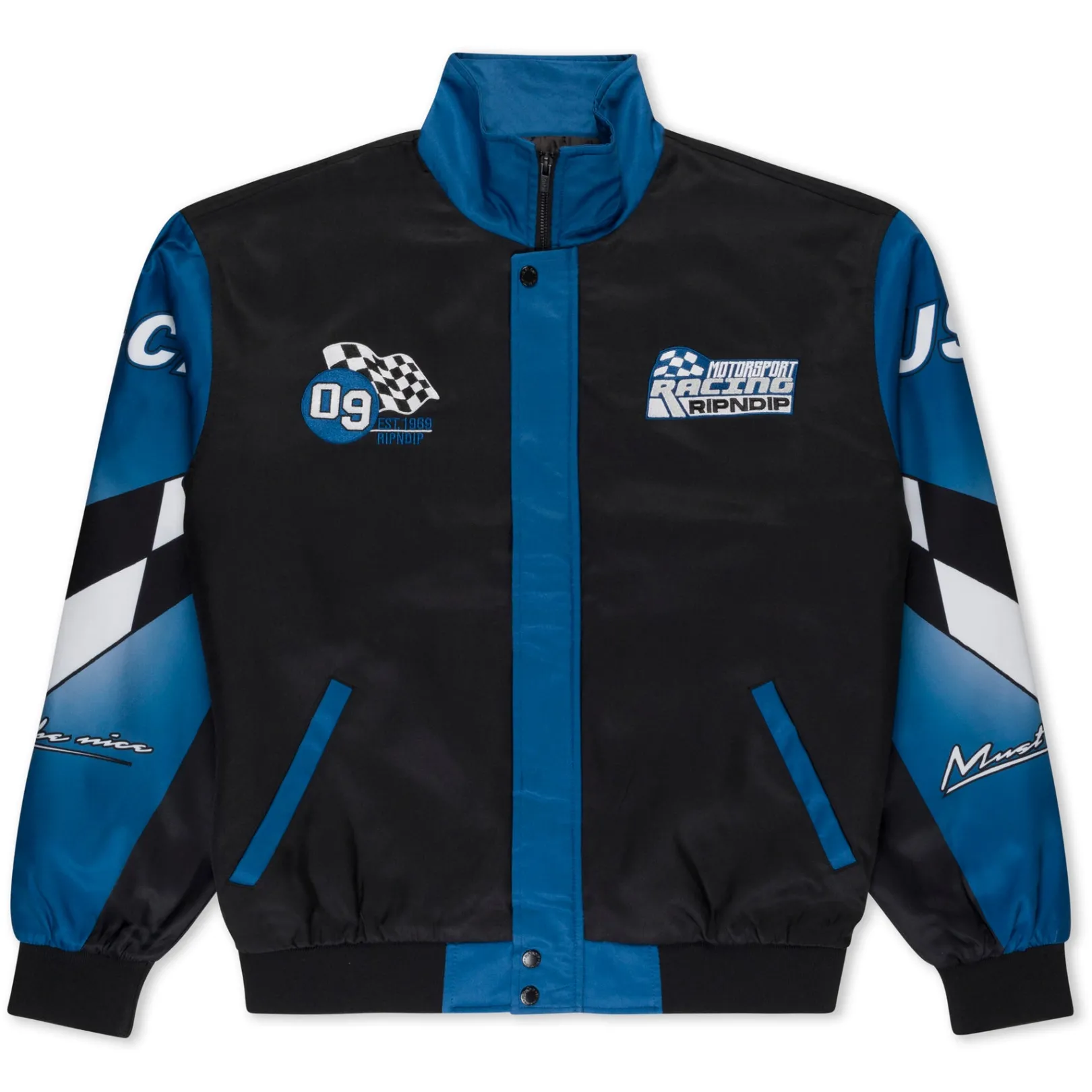 Ripnrace Jacket (Black/Blue)<Ripndip Online