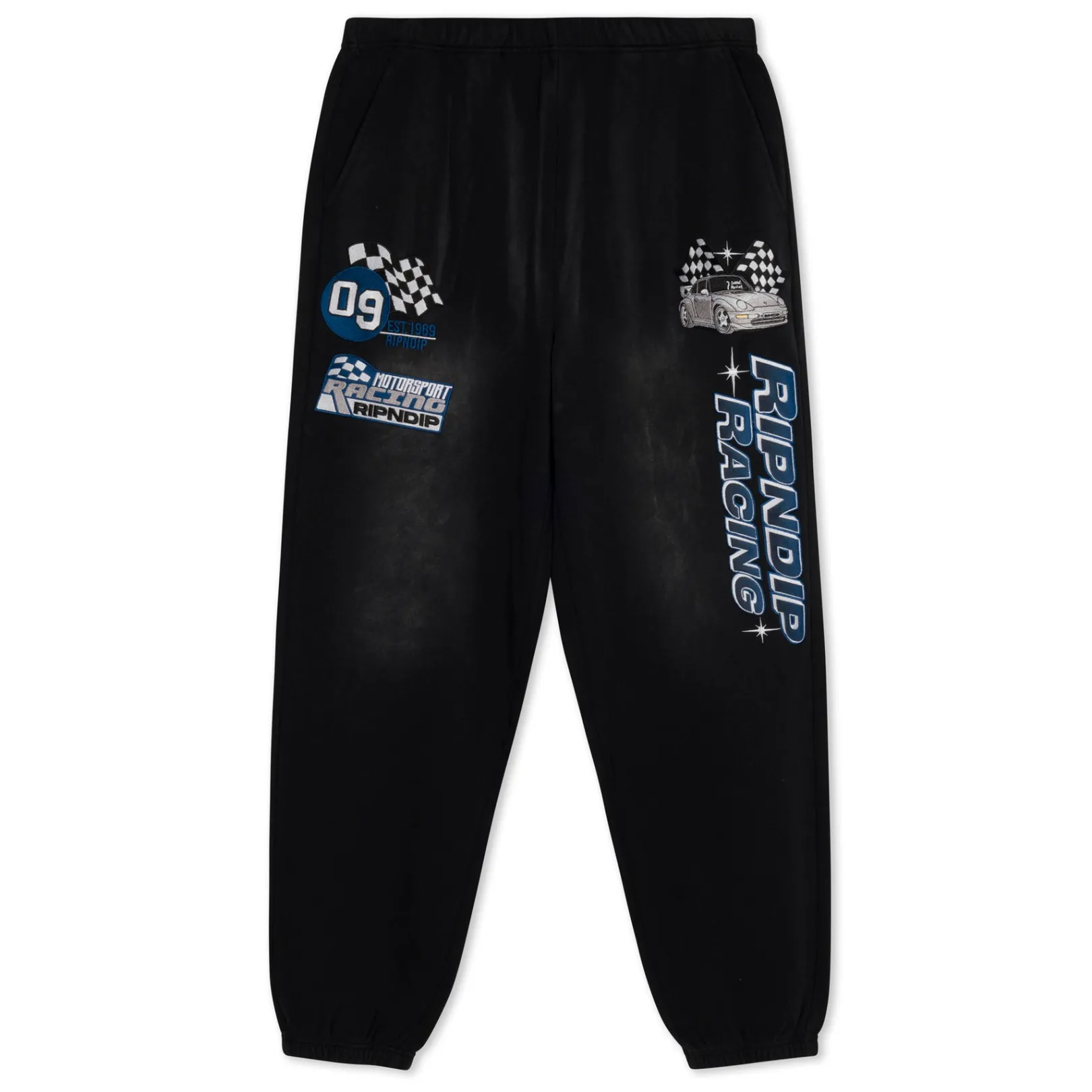 Ripnrace Sweatpants (Black Fade Wash)<Ripndip Flash Sale