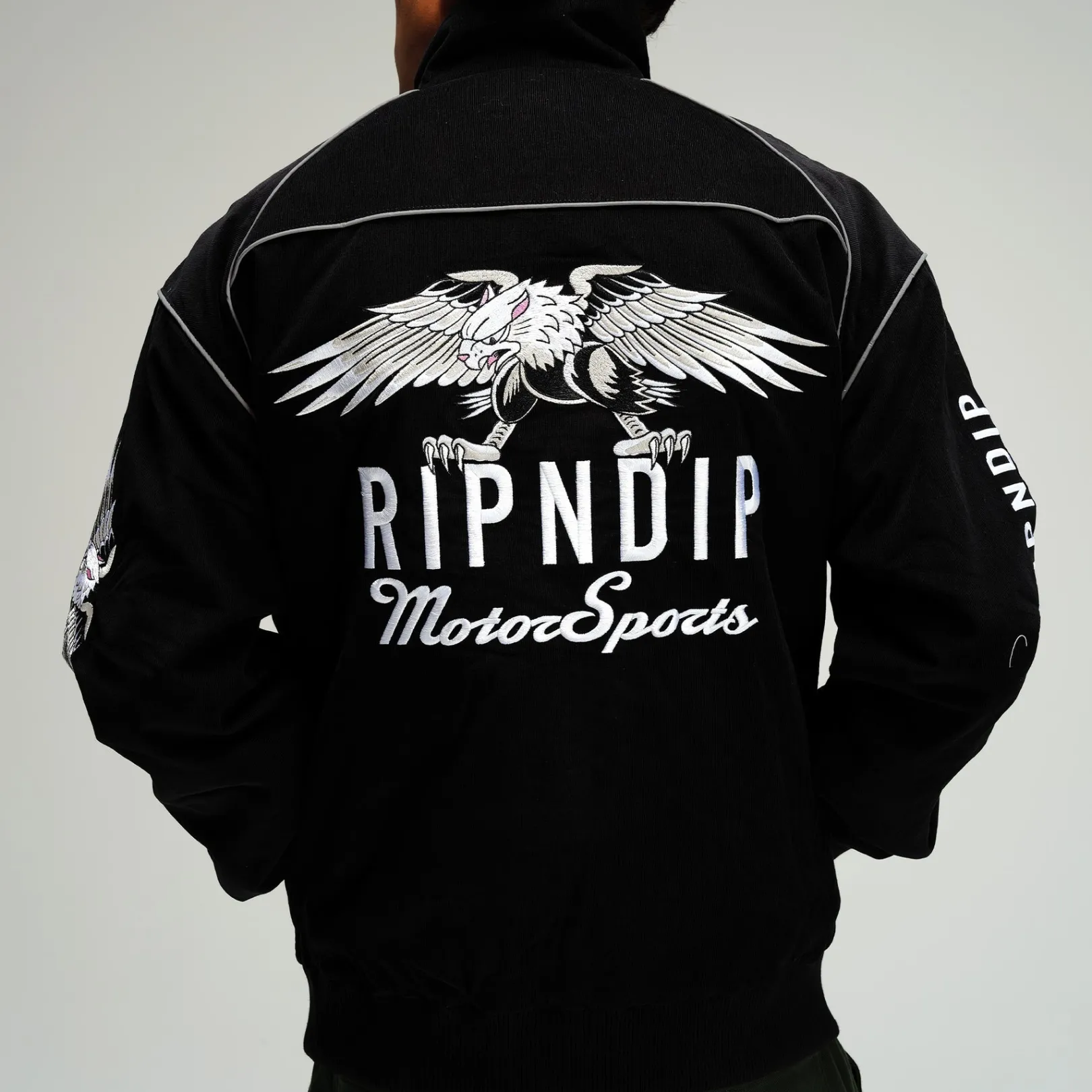 RND Motorsports Jacket (Black)<Ripndip Sale