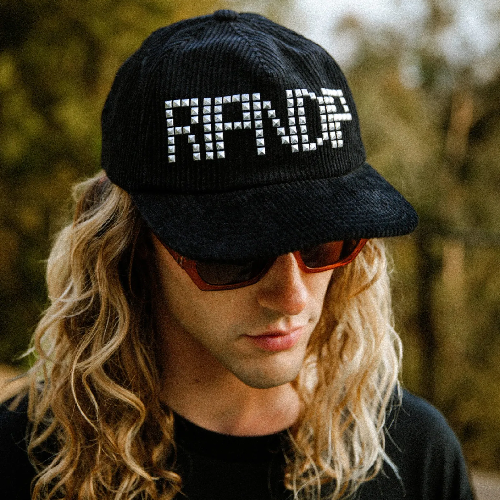 Rockstar Corduroy Snapback (Black)<Ripndip Hot