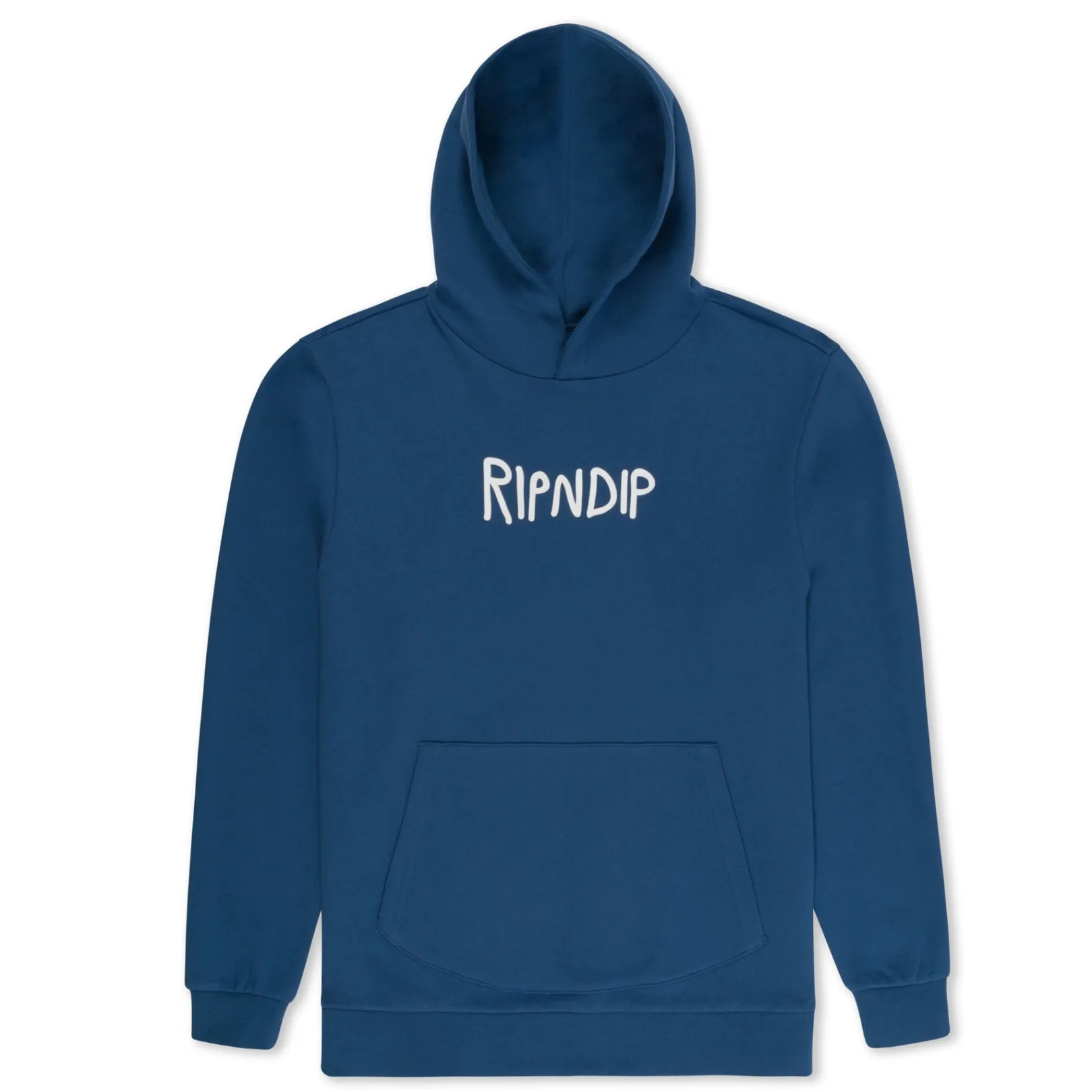 Rubber Logo Hoodie (Pacific Blue)<Ripndip Flash Sale