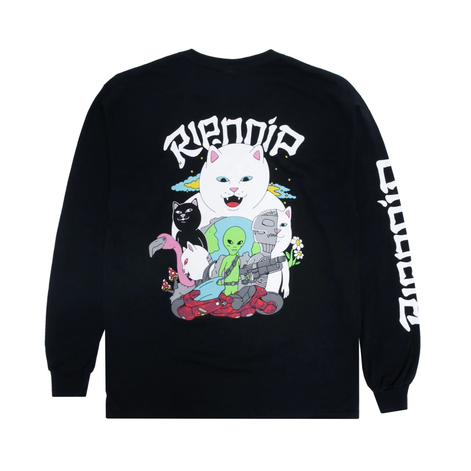 Runaway Long Sleeve (Black)<Ripndip Online