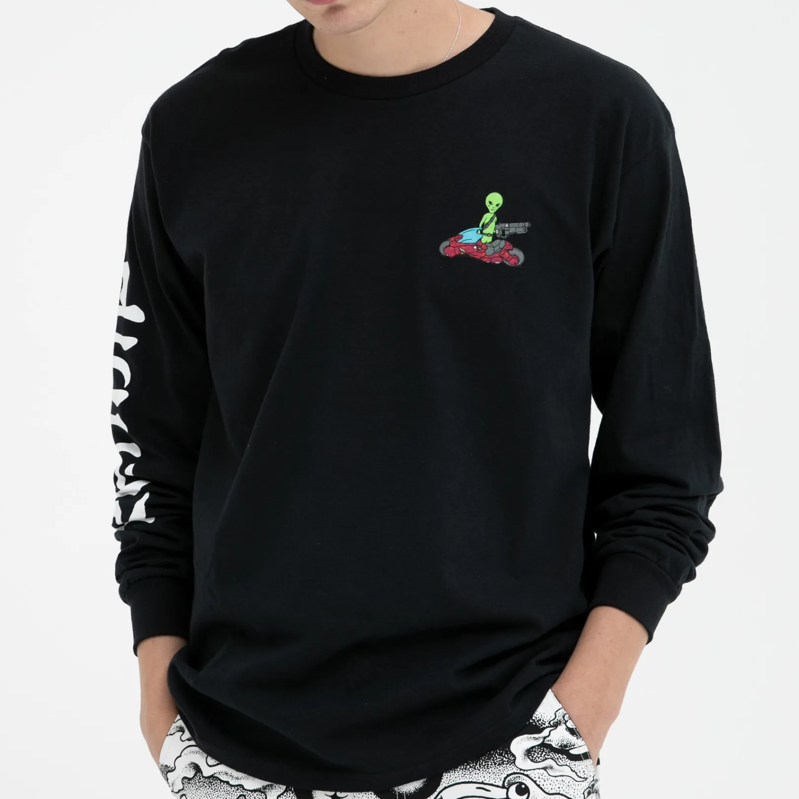 Runaway Long Sleeve (Black)<Ripndip Online