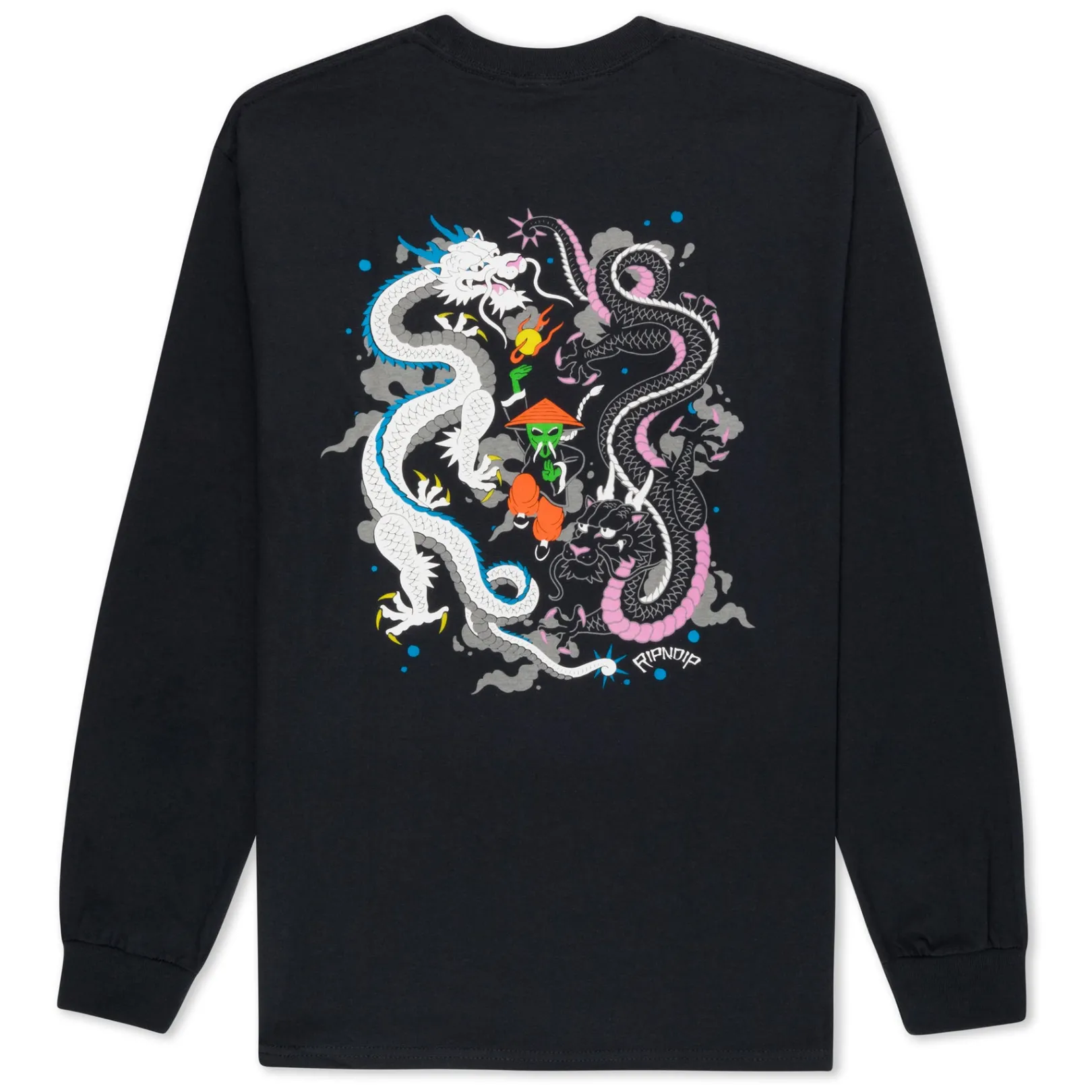 Ryu Long Sleeve (Black)<Ripndip Clearance