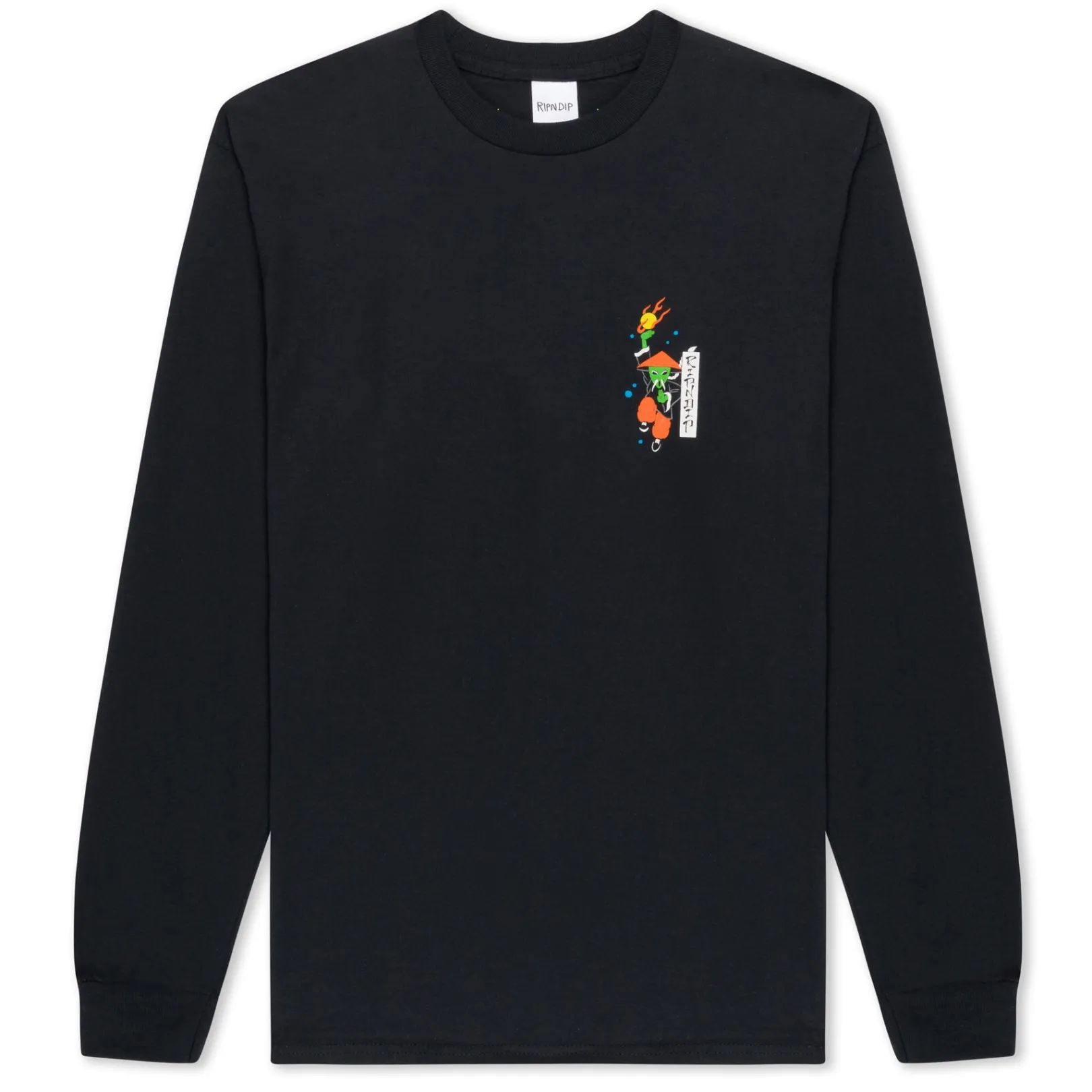 Ryu Long Sleeve (Black)<Ripndip Clearance