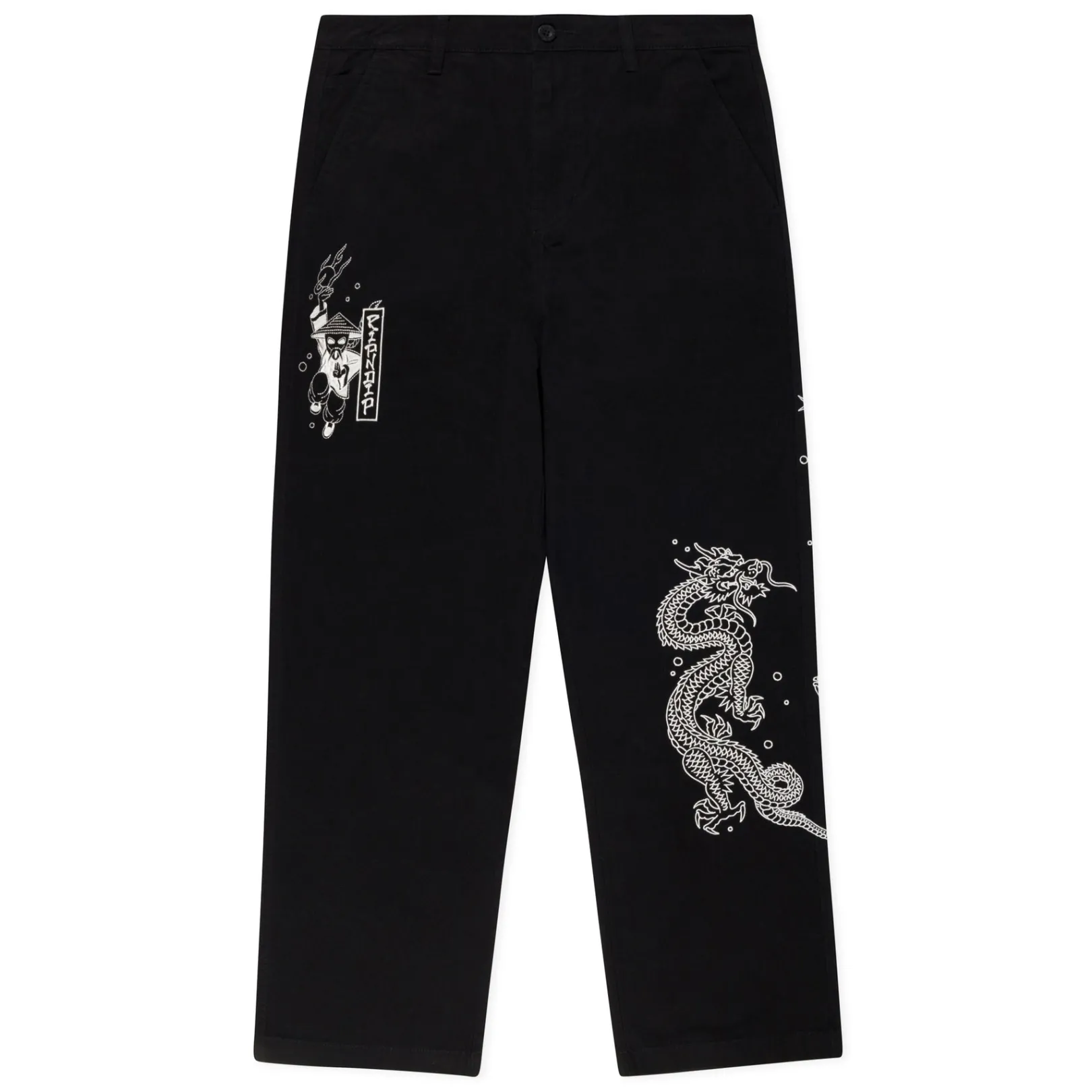 Ryu Wide Leg Pants (Black)<Ripndip New