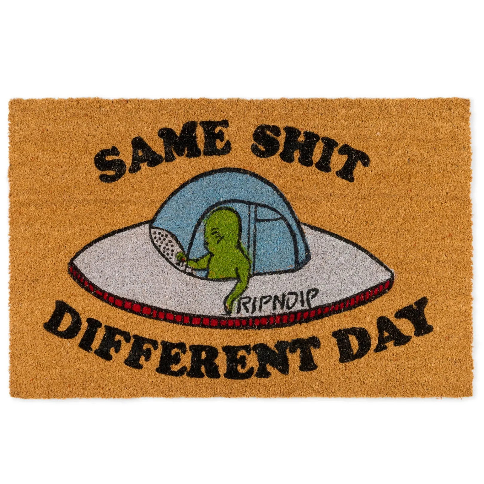 Same Shit Different Day Door Mat (Brown)<Ripndip Clearance