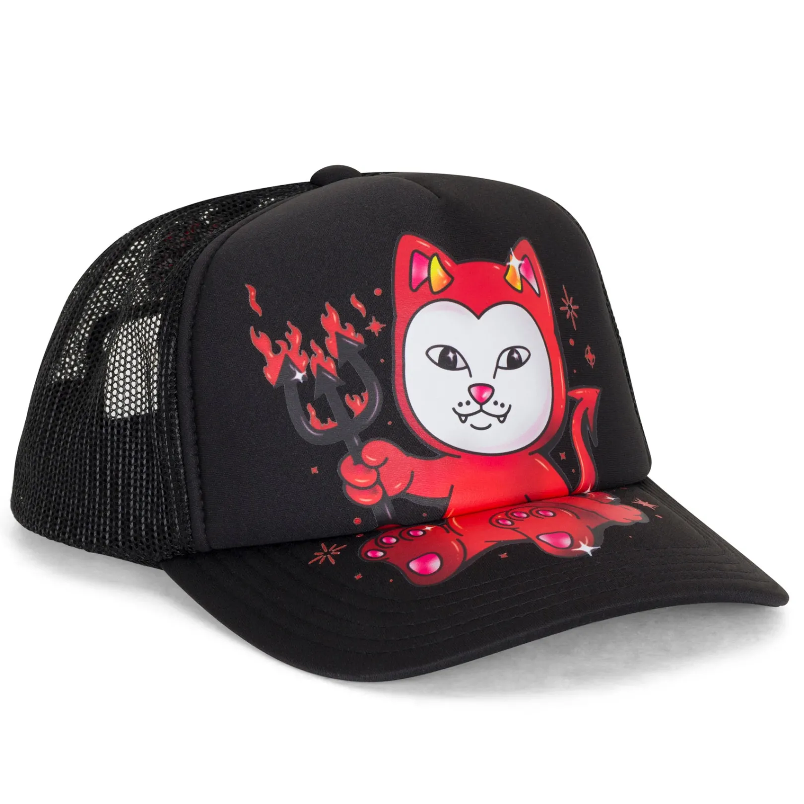 Scary Cute Trucker Hat (Black)<Ripndip Shop