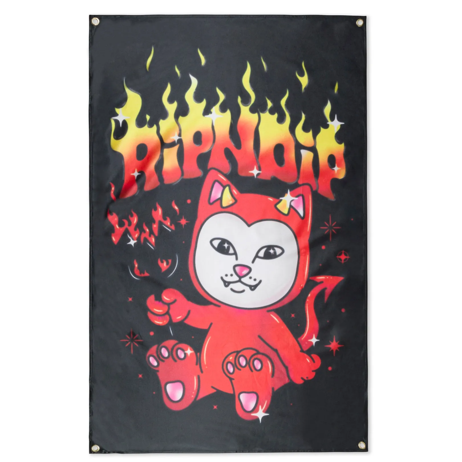 Scary Cute Wall Banner (Black)<Ripndip Sale