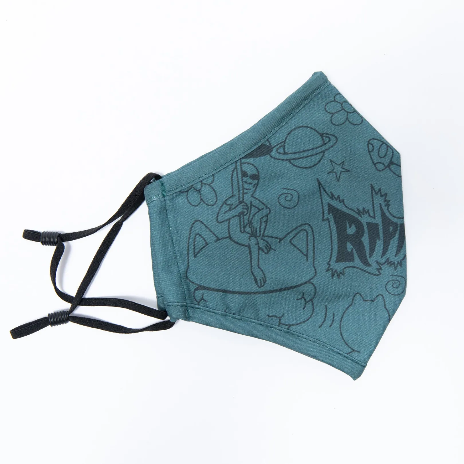 Scribble Face Mask (Green)<Ripndip New