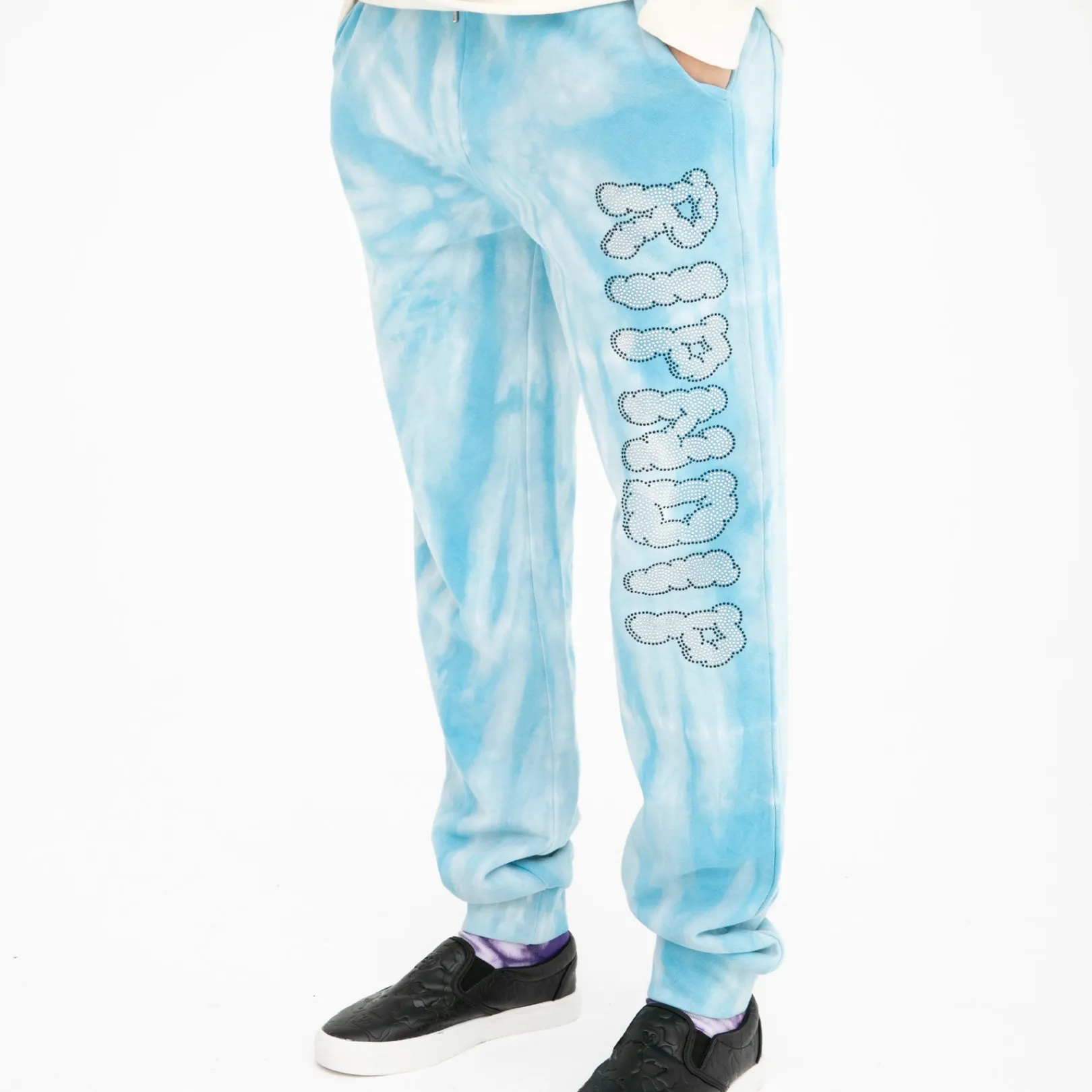 Sent From Heaven Sweatpants (Light Blue Spiral Dye)<Ripndip Hot