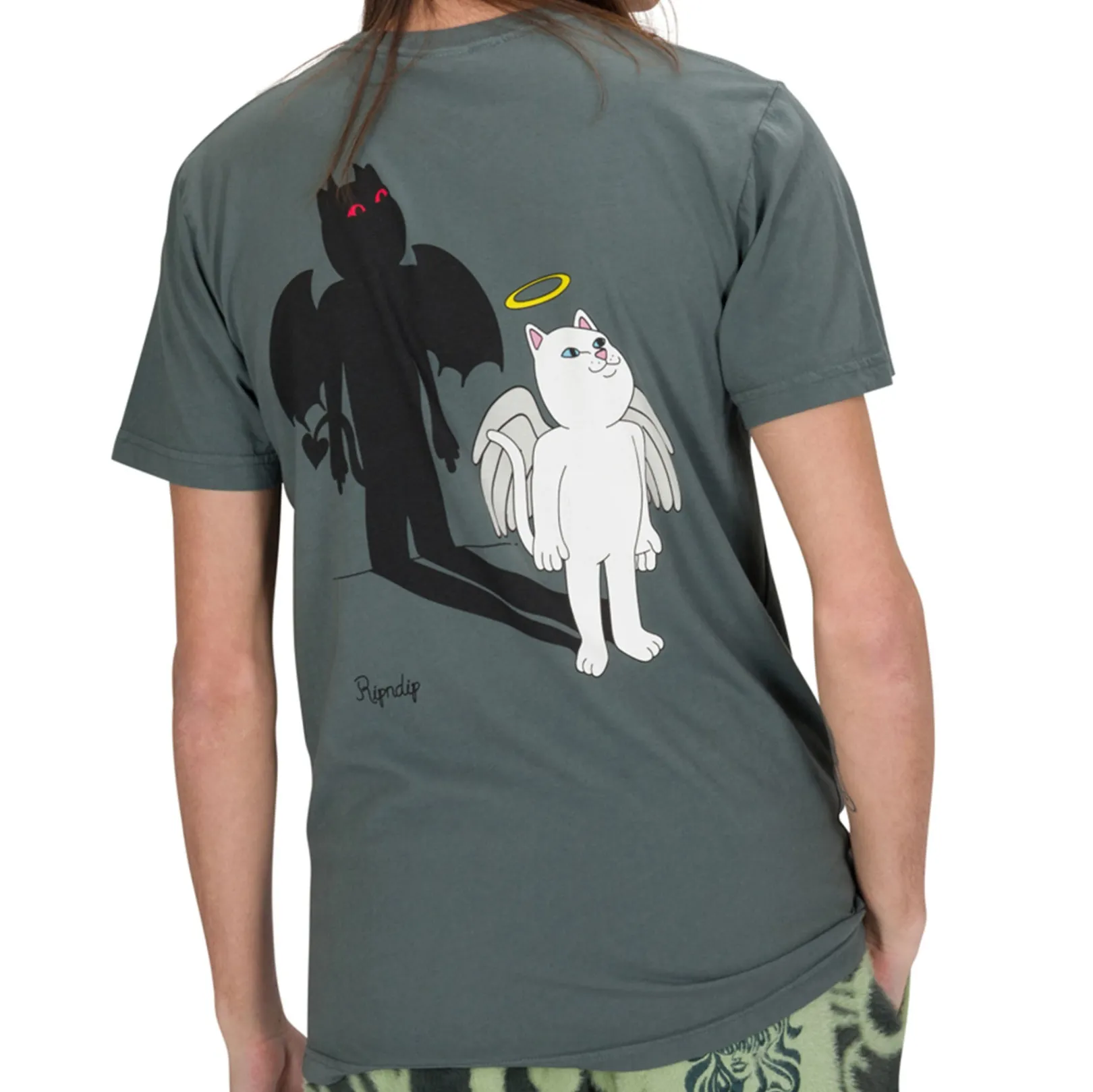 Shadow Friend Tee (Charcoal)<Ripndip Shop