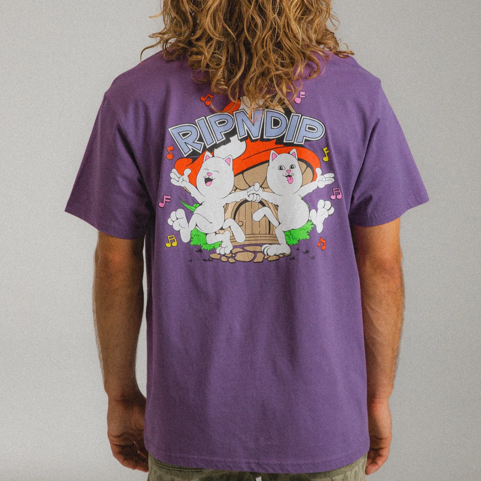 Shroom House Tee (Plum)<Ripndip Discount