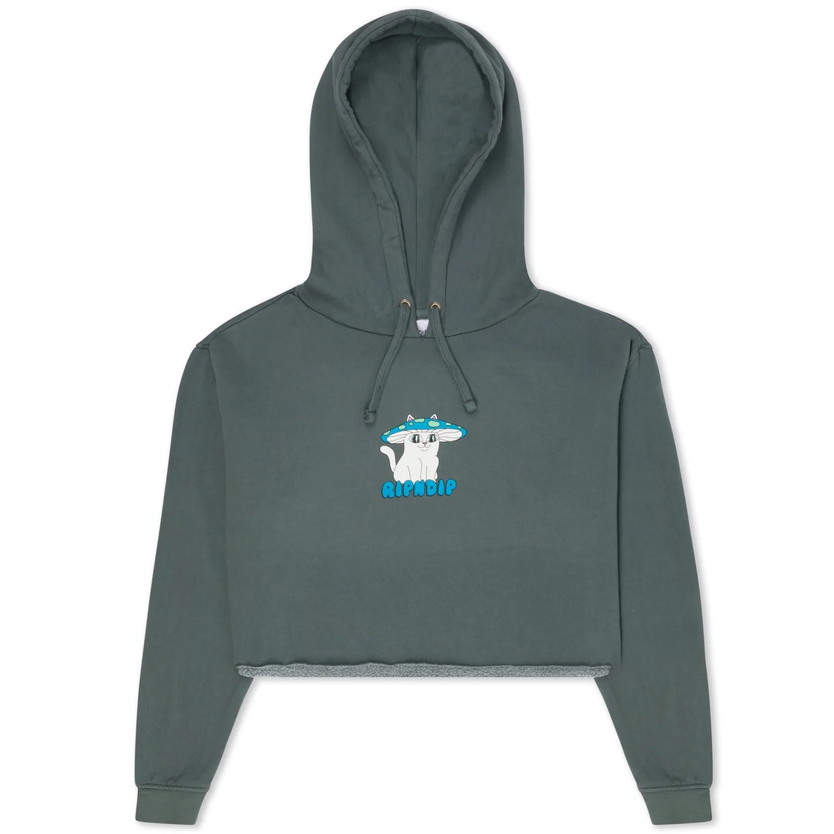 Shroom Nerm Cropped Hoodie (Charcoal)<Ripndip Outlet