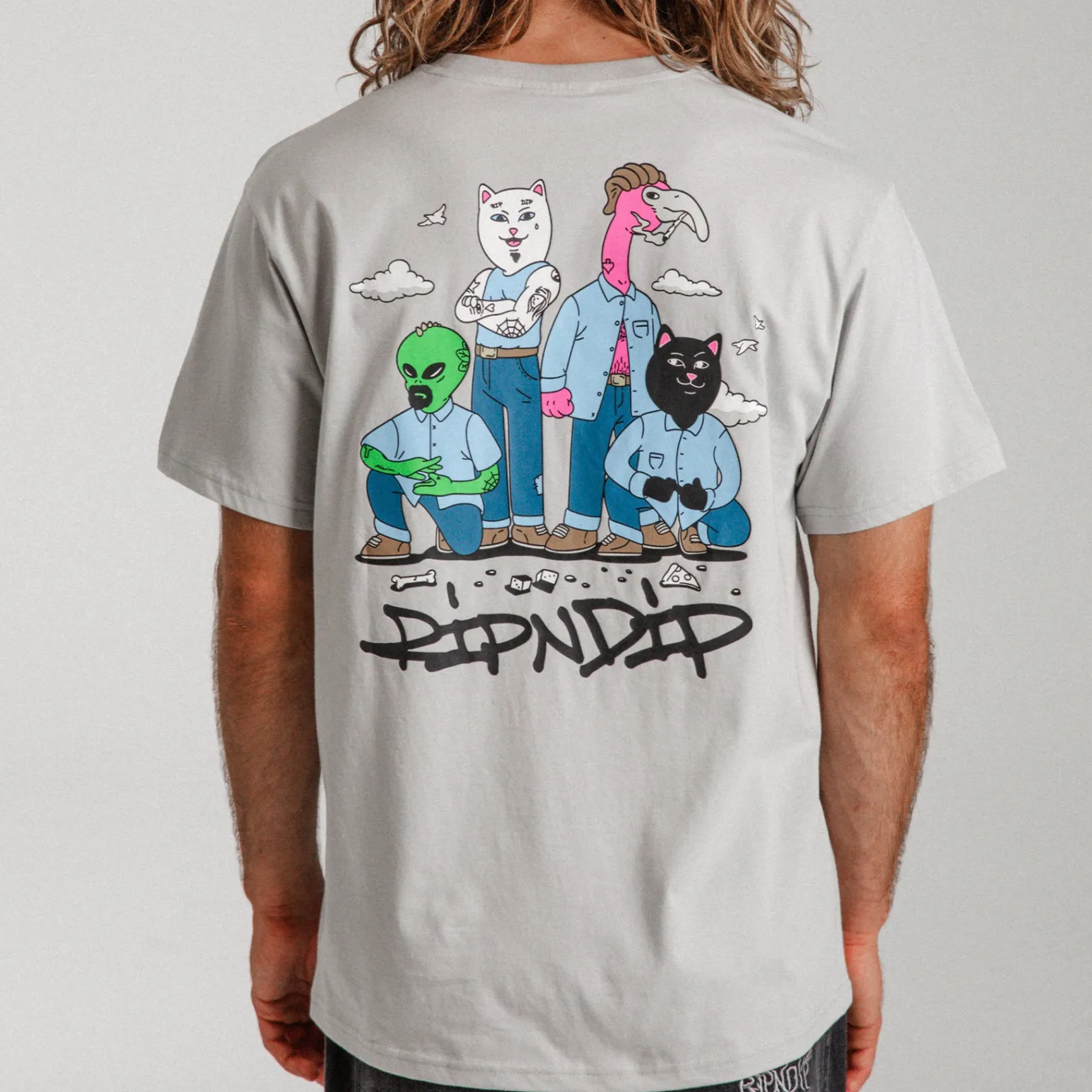 So Dangerous So Cute Tee (Grey)<Ripndip Clearance