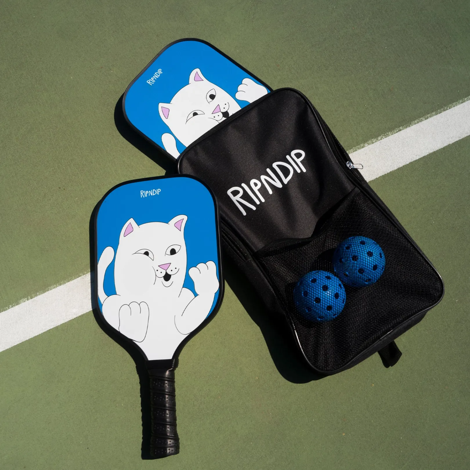 Squished Nerm Pickleball Set (Blue)<Ripndip Best Sale