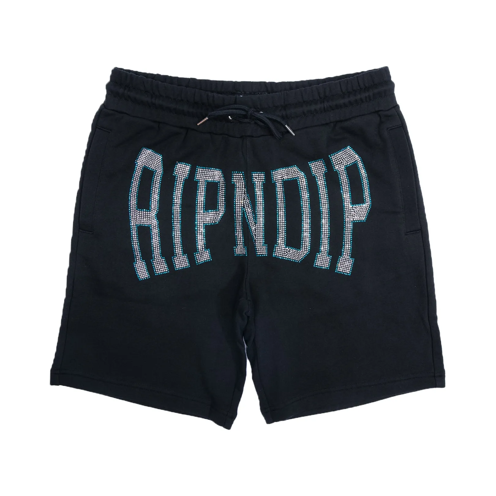 Summer Revenge Rhinestone Sweatshorts (Black)<Ripndip Outlet