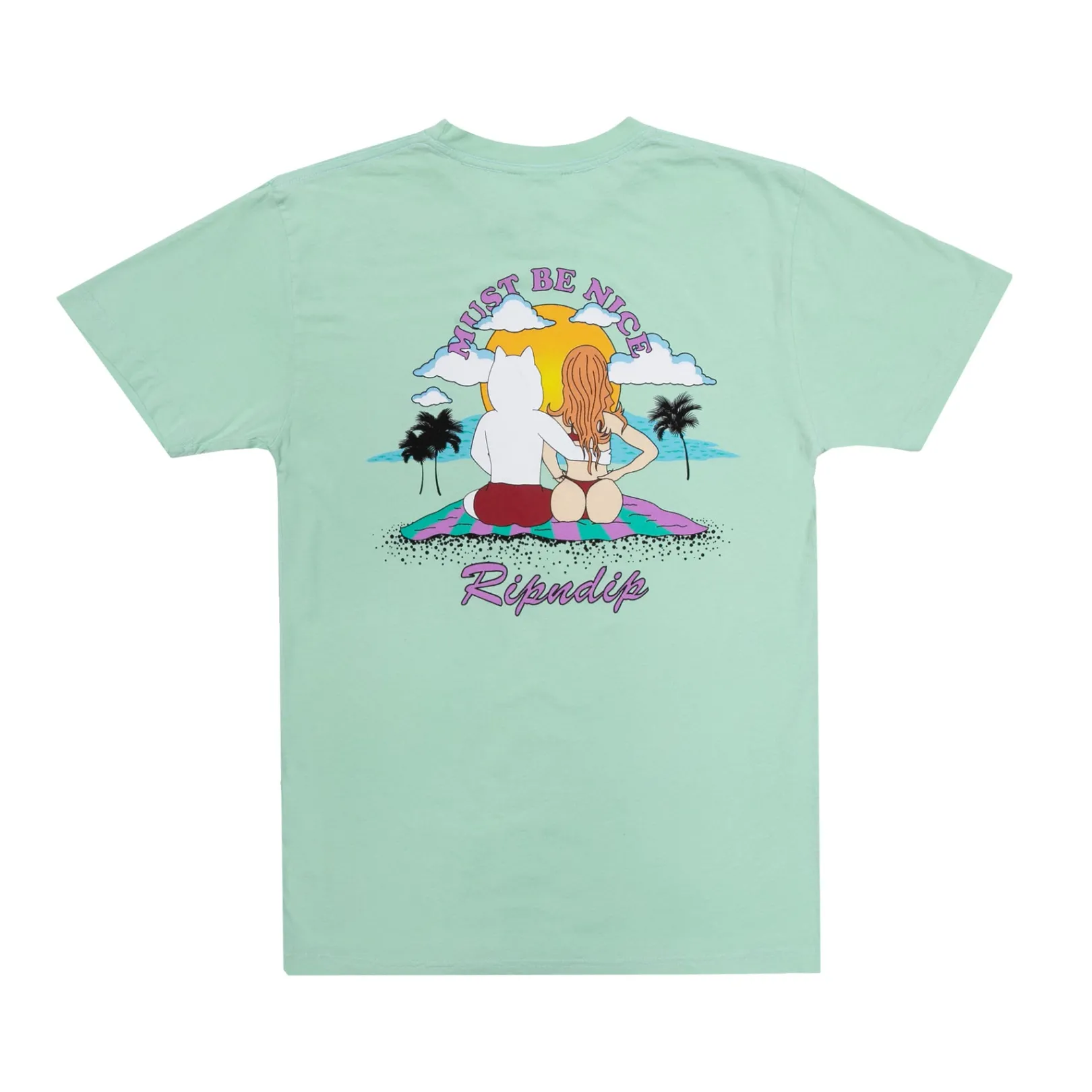 Suns Out Buns Out Tee (Mint)<Ripndip Fashion