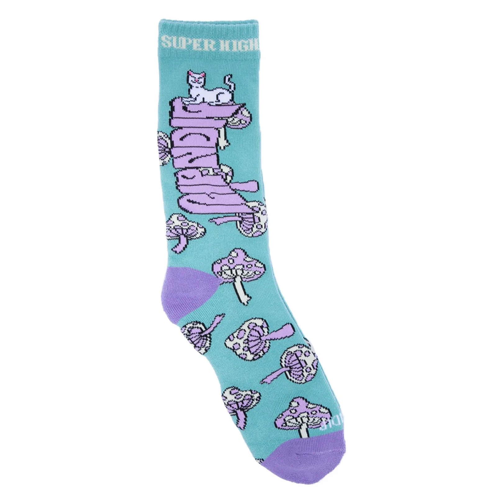 Super Psychedelic Socks (Sage/Lavender)<Ripndip Shop