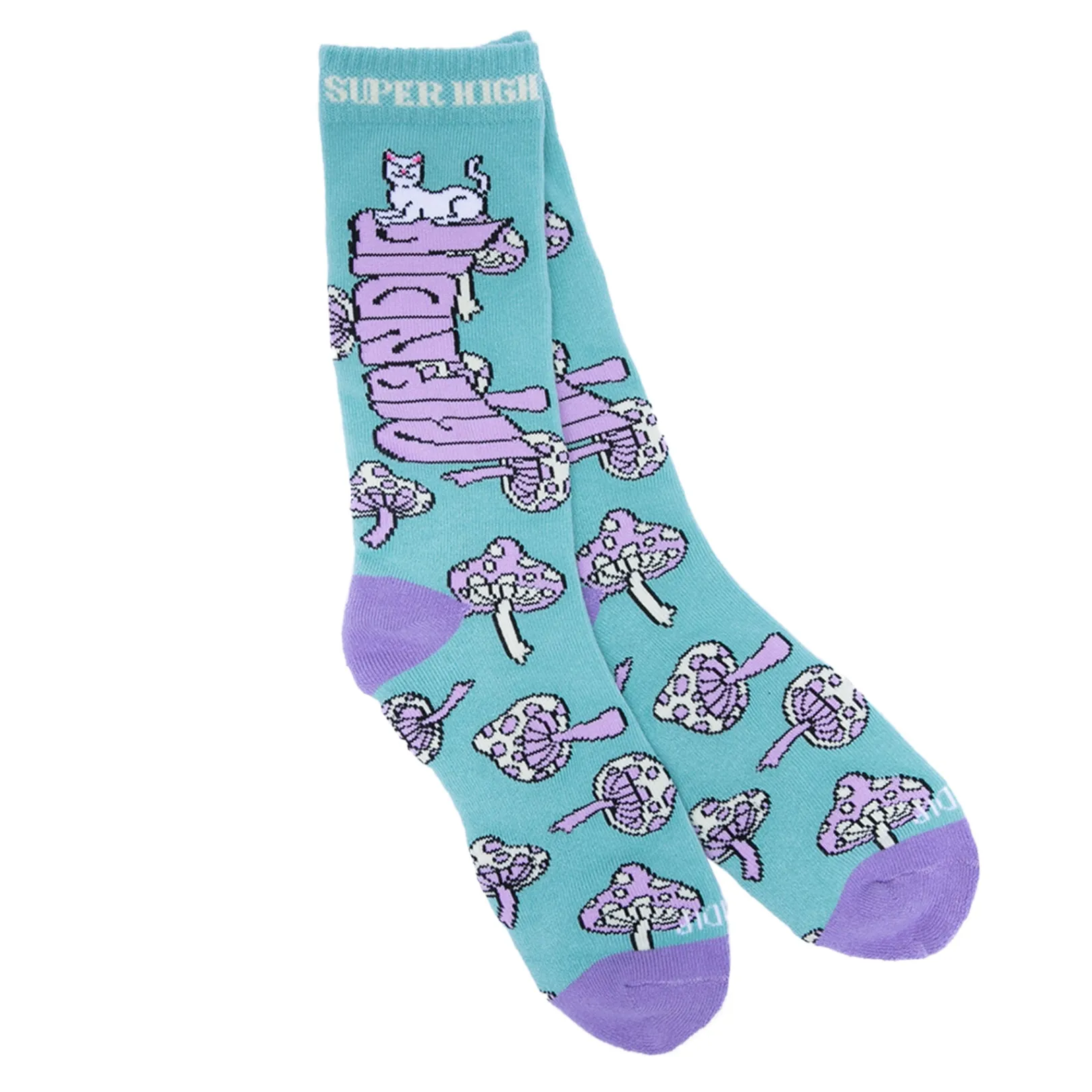 Super Psychedelic Socks (Sage/Lavender)<Ripndip Shop