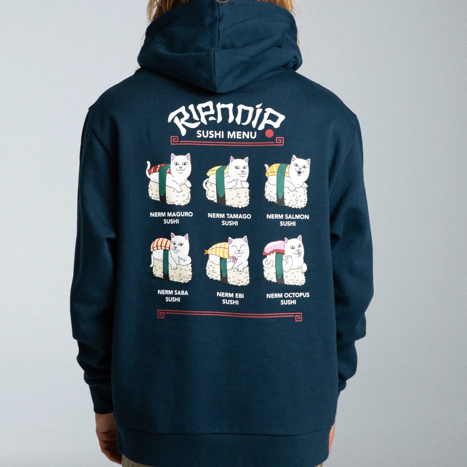 Sushi Nerm Hoodie (Navy)<Ripndip Flash Sale