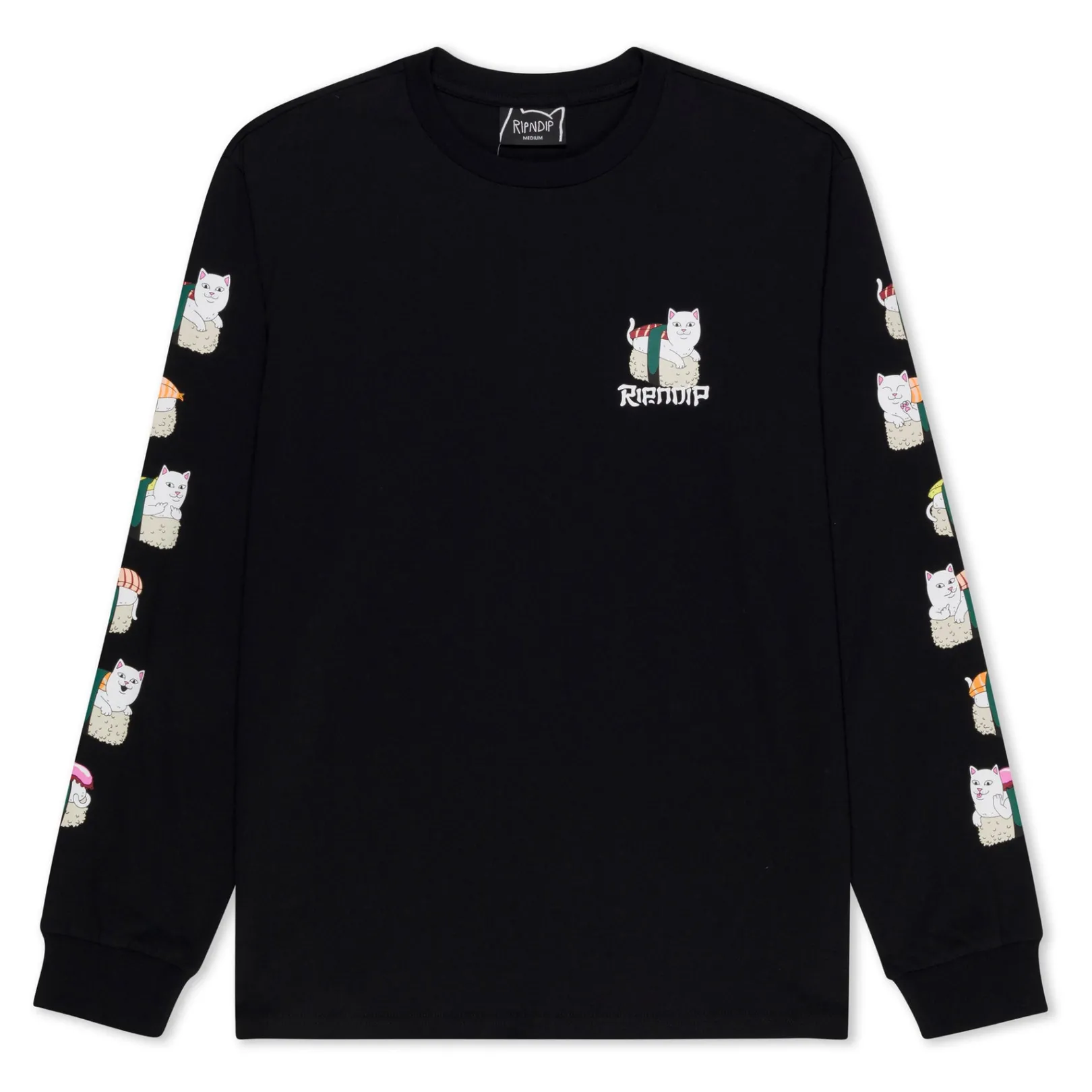 Sushi Nerm Long Sleeve (Black )<Ripndip Shop