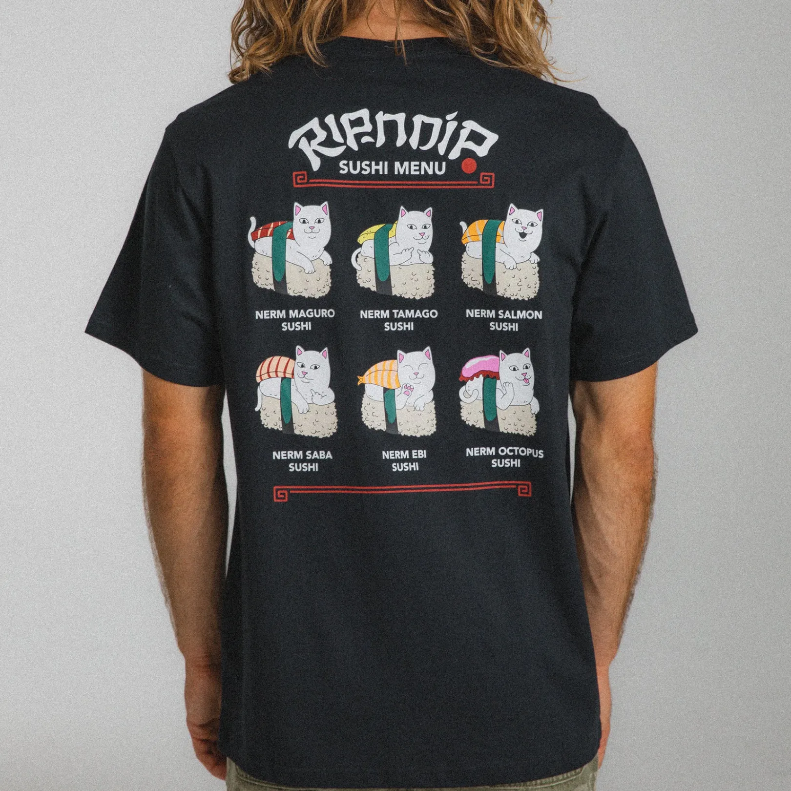 Sushi Nerm Tee (Black)<Ripndip Store