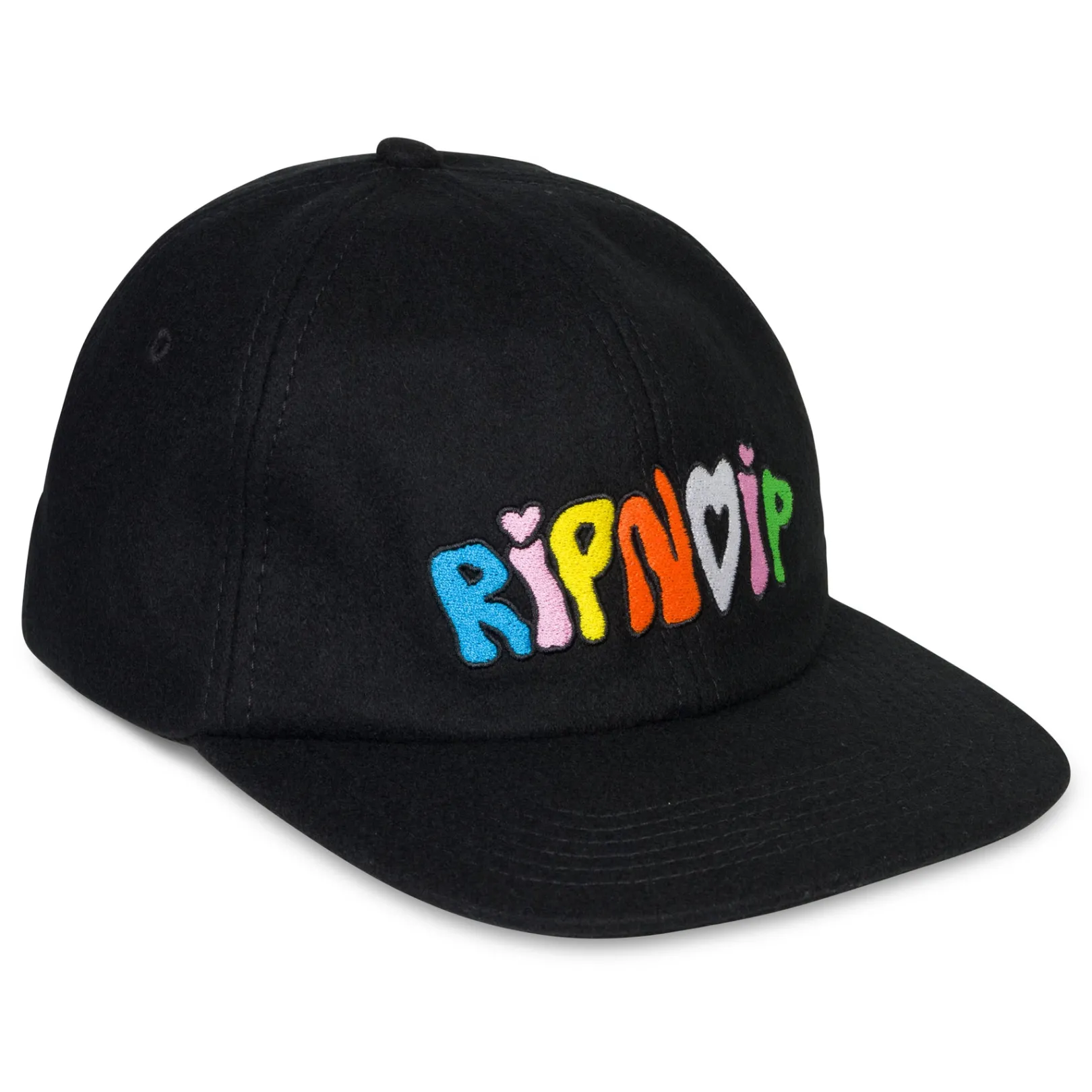 Taste The Rainbow Wool Snapback  (Black)<Ripndip Sale