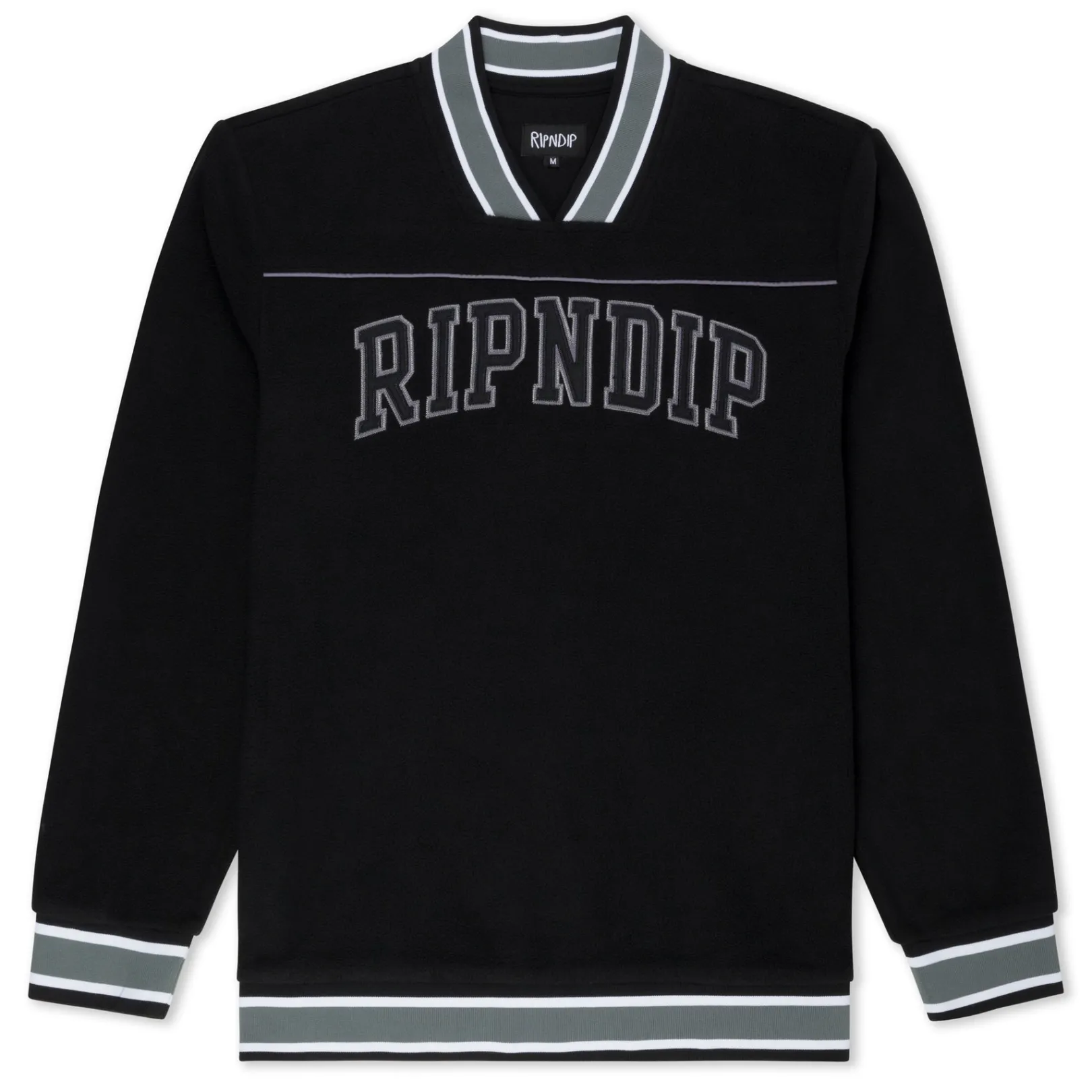 Team Spirit Polar Fleece Crewneck (Black)<Ripndip Store